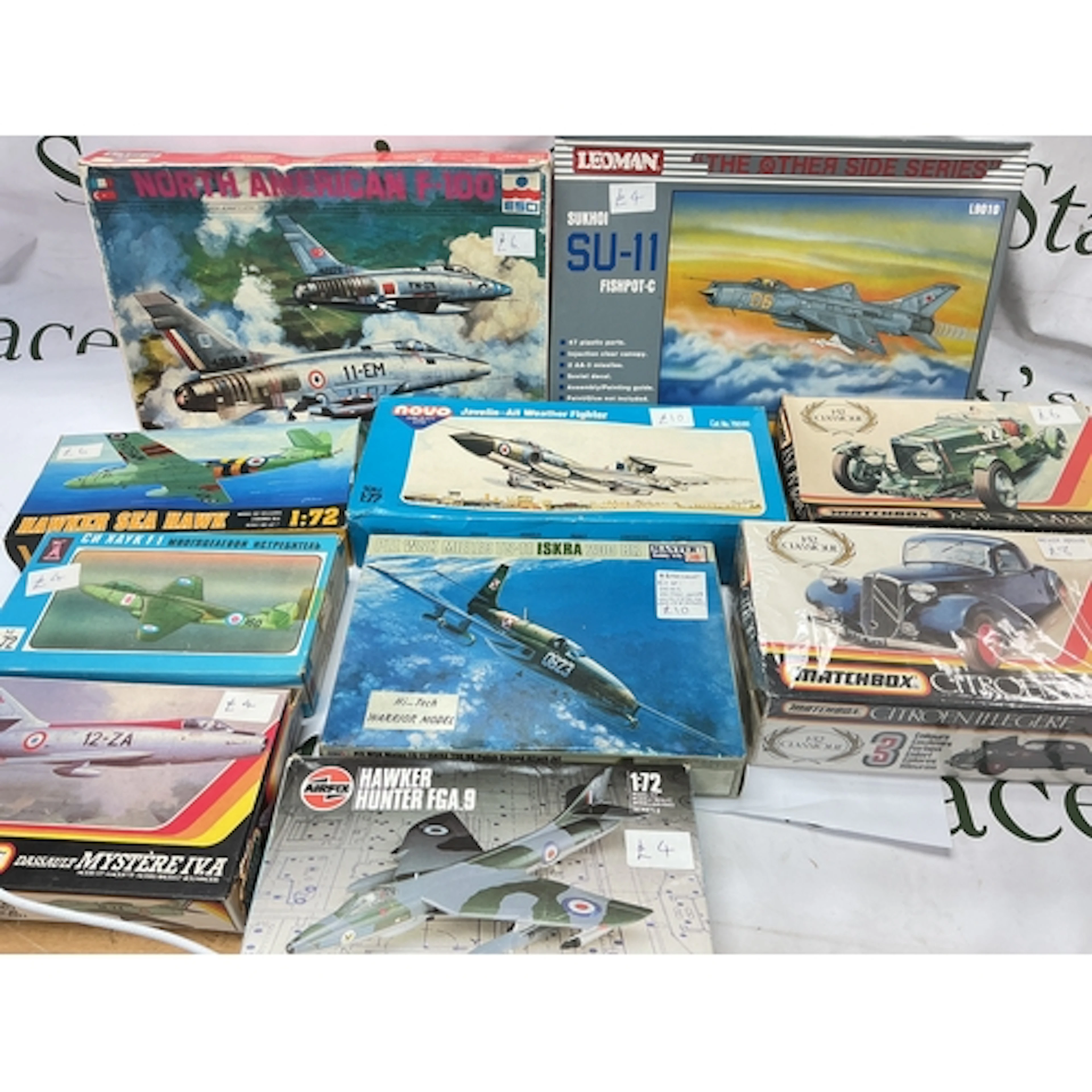 A Collection Of Boxed Plastic Model Kits Including Matchbox,...