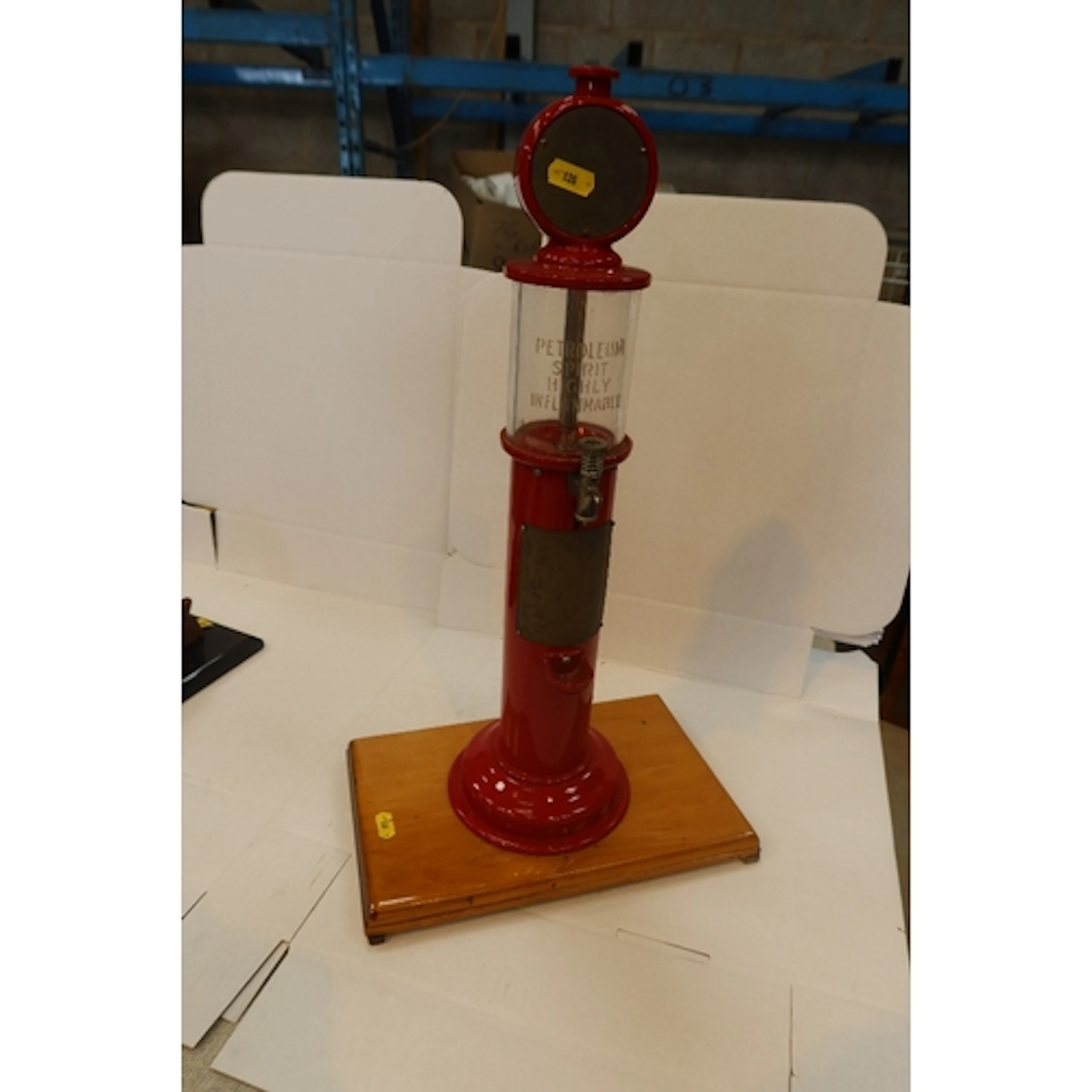 Model of a petrol pump
