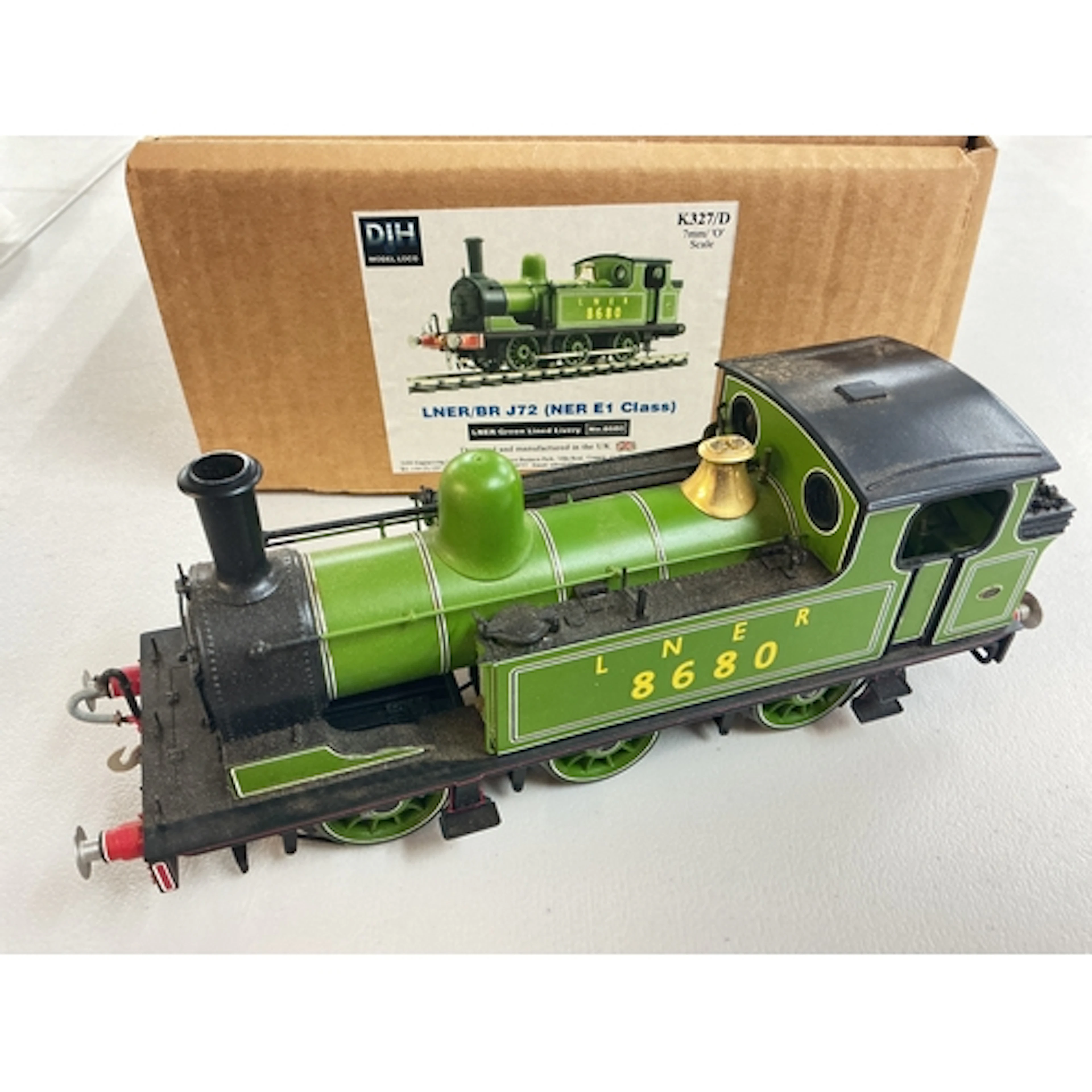 A Boxed 0 Gauge DJH Engineering LNER/BR J72 0-0T Steam Tank ...