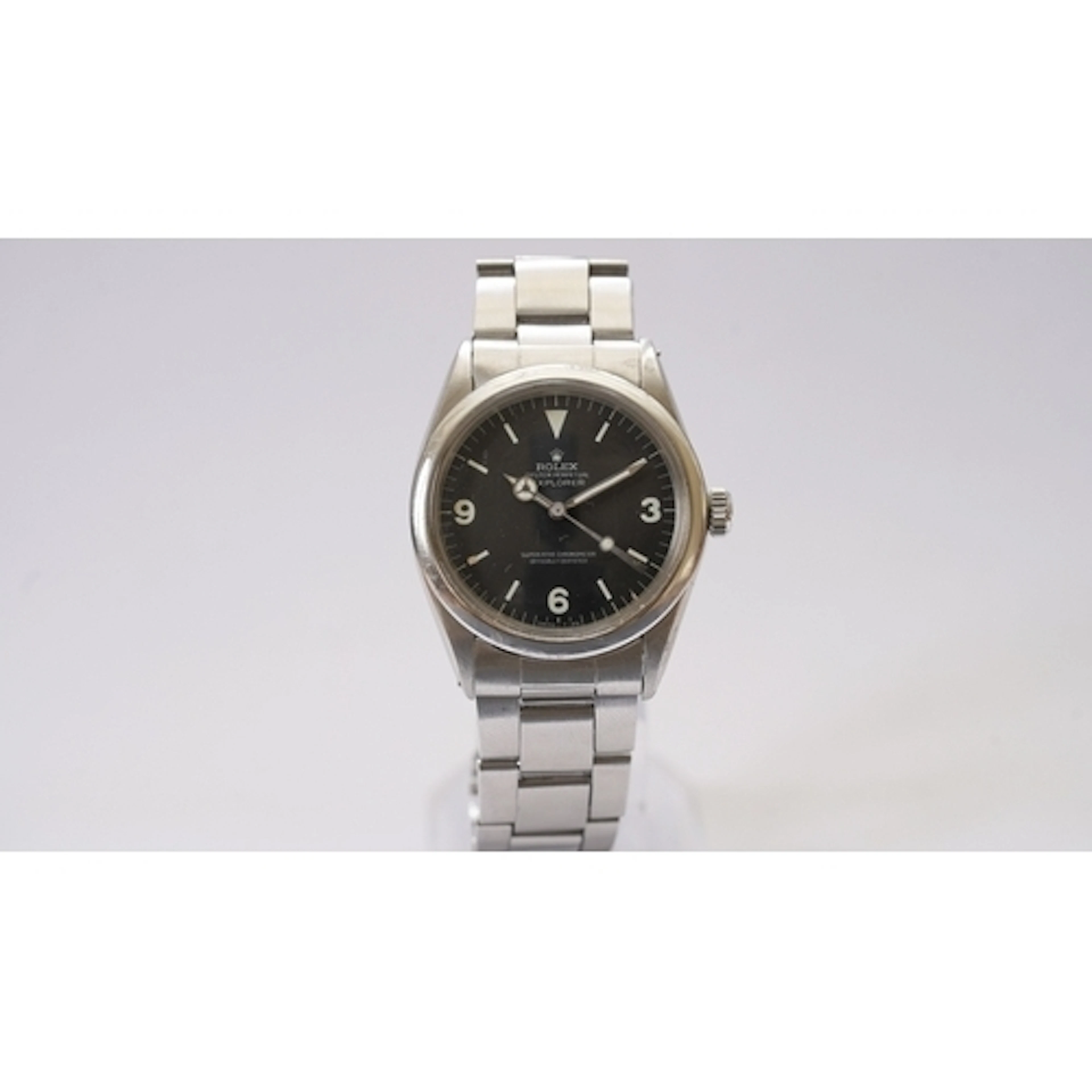 Rolex Explorer in steel, 36mm. Reference 1016. Rolex signed ...