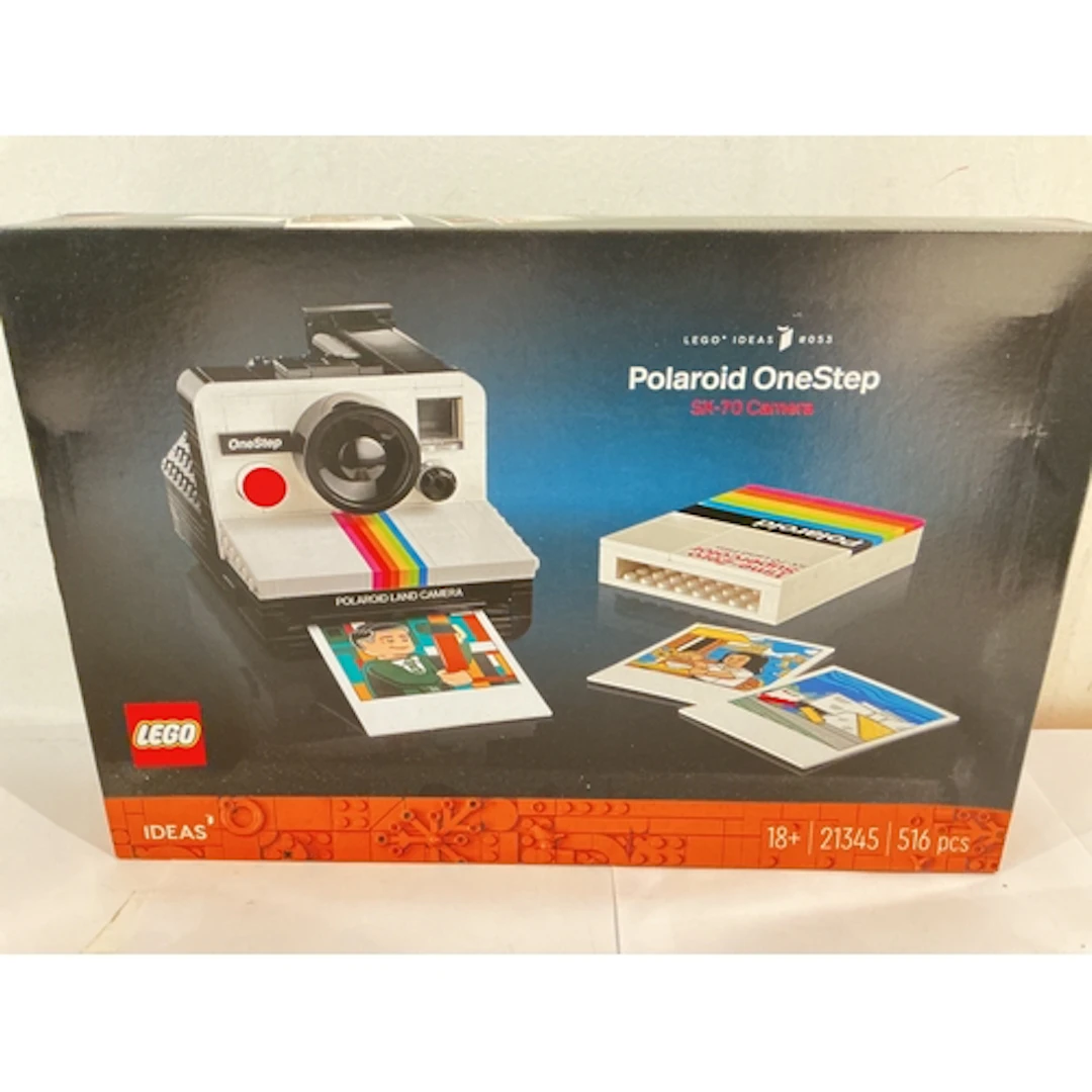 A Boxed And Sealed Lego Polaroid Onestep SX-70 Camera #21345...