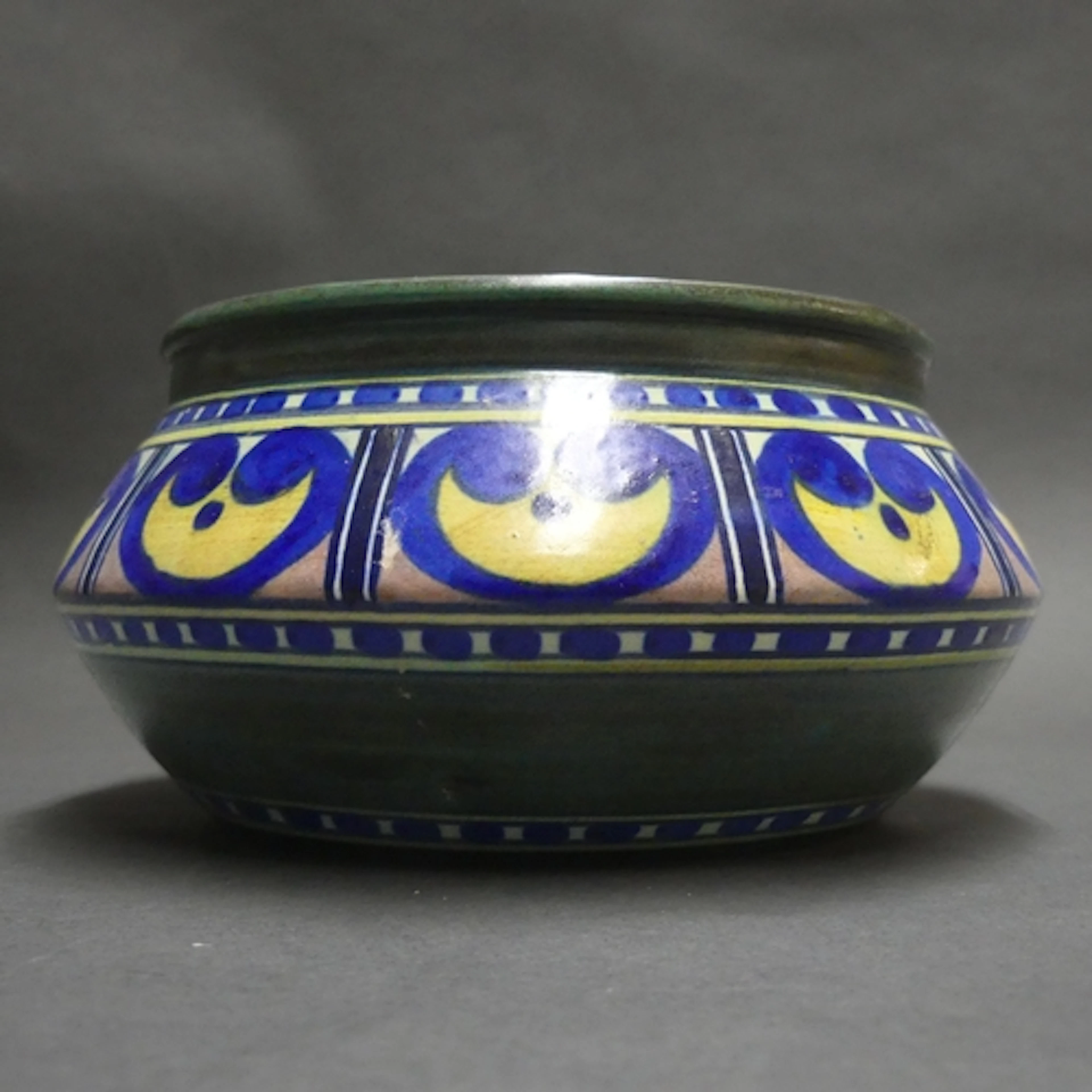 GOUDA for LIBERTY & CO - A Dutch polychrome glazed pottery b...