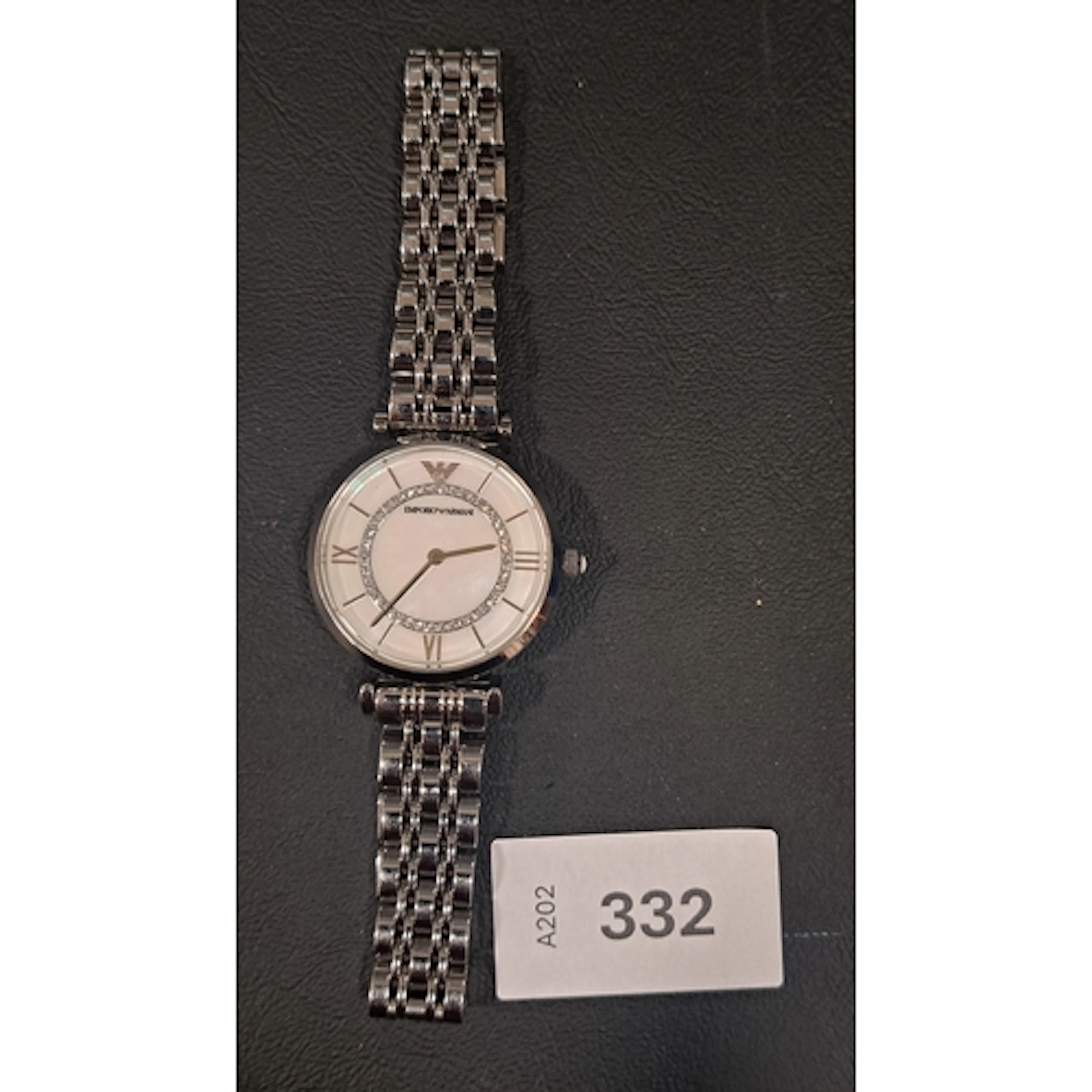 EMPORIO ARMINI WRISTWATCH model AR-1908, with crystal set mo...