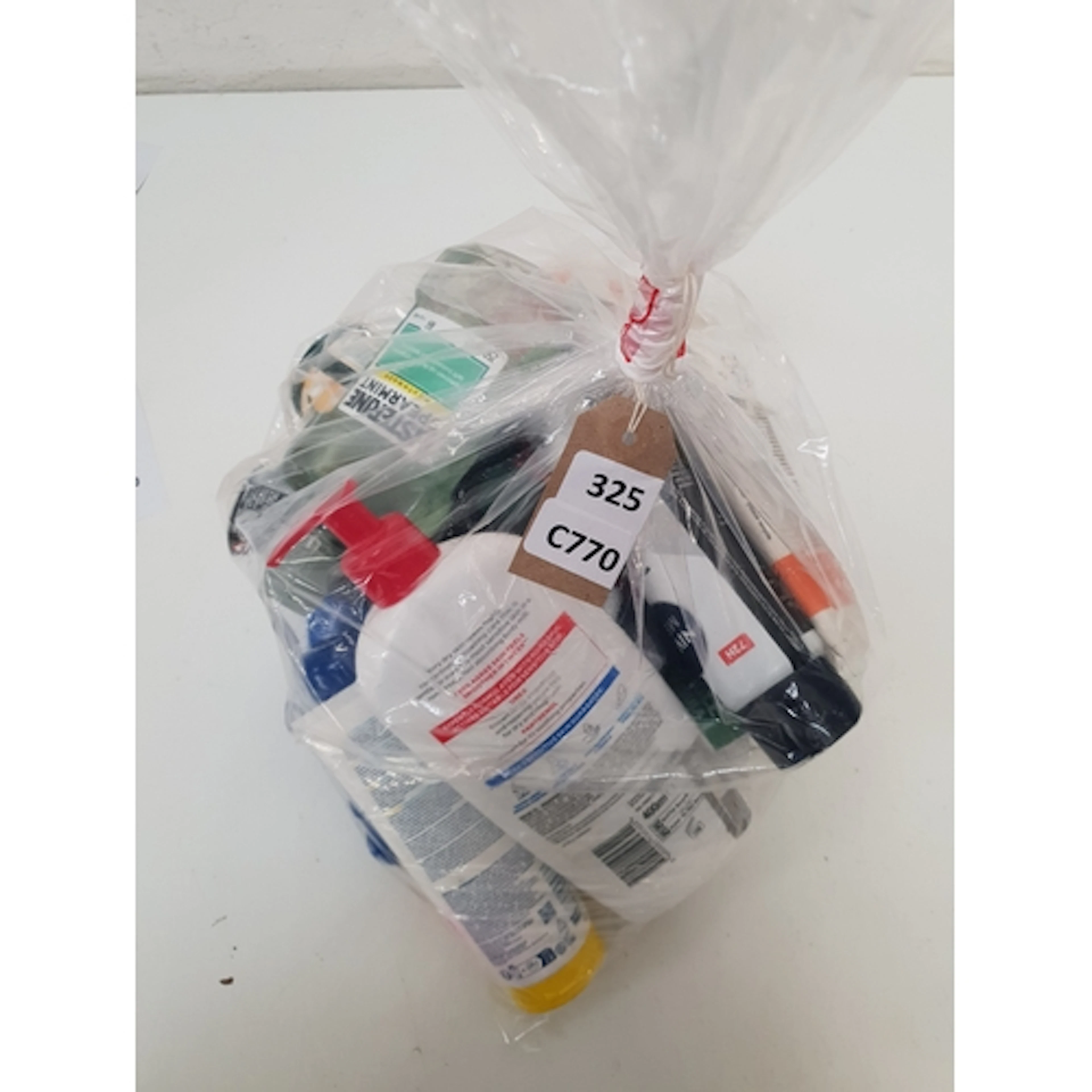 ONE BAG OF USED COSMETICS including Nivea and Body shop
