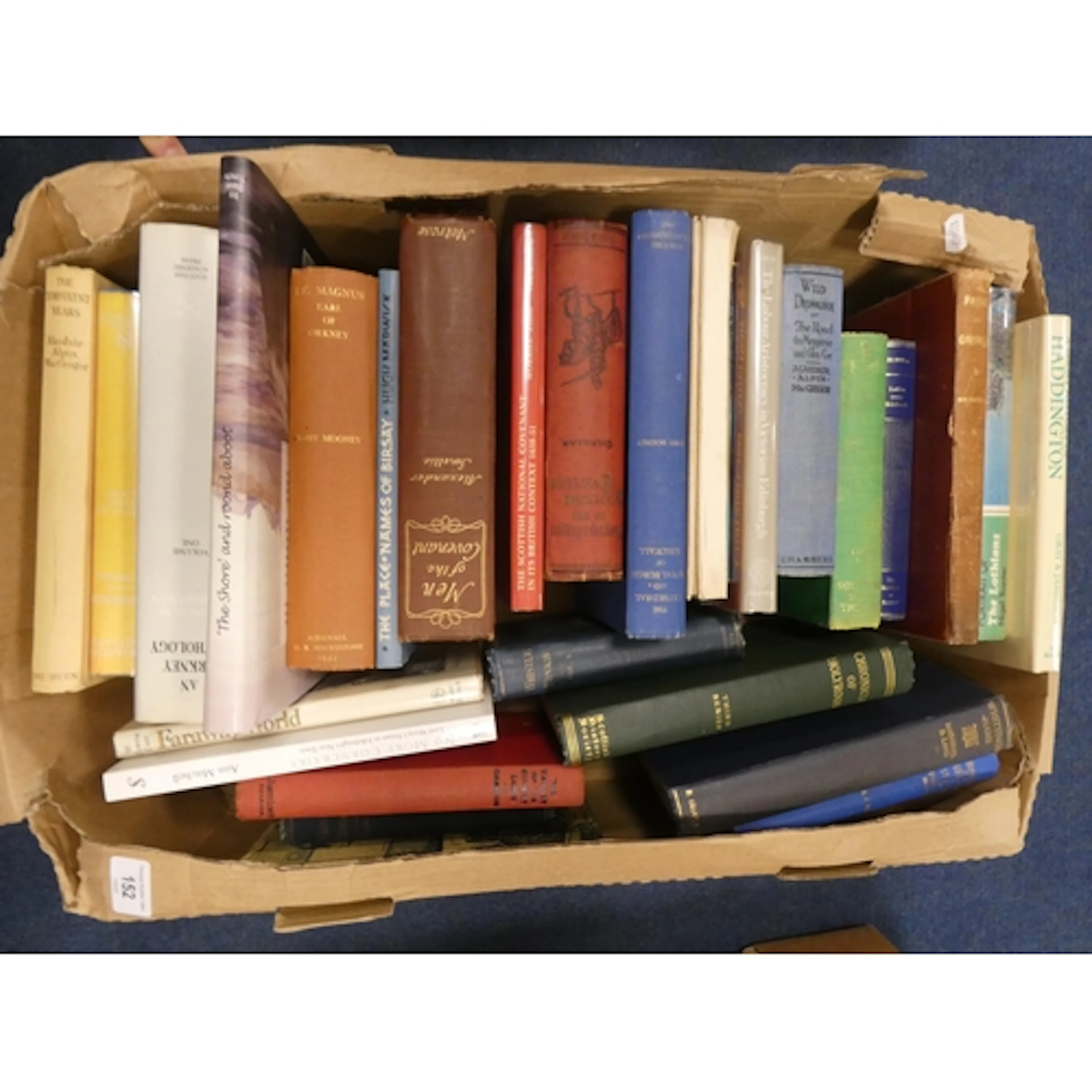 Carton containing Scottish and local interest books to inclu...