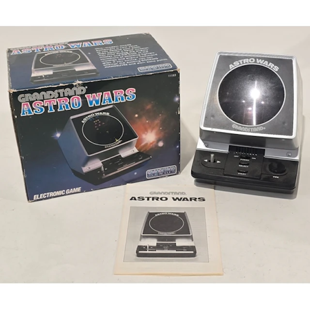 A vintage Grandstand Astro Wars Electronic Game c/w original...