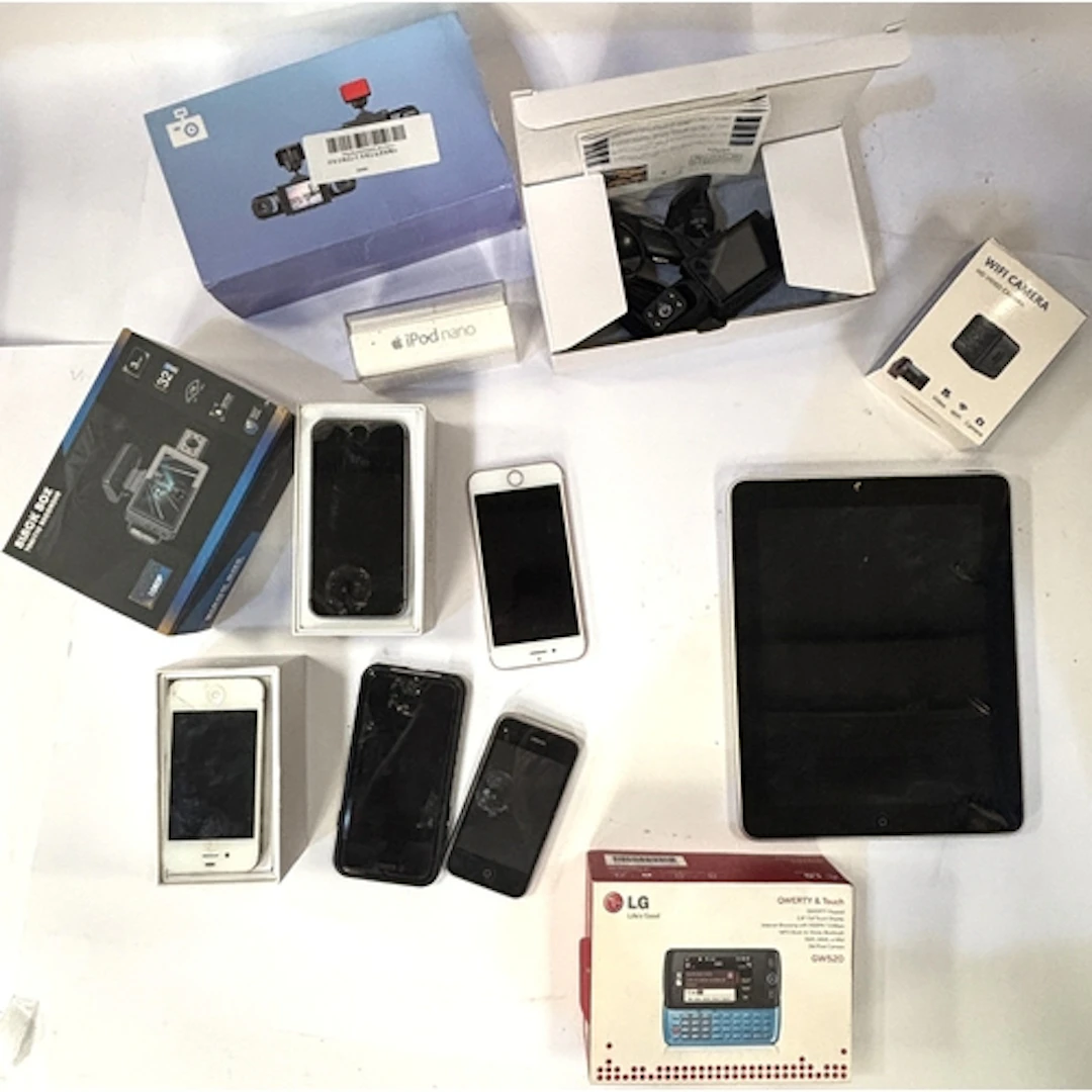 Used original iPhone 1st edition with 2 x iPhone 6; a 64 GB ...