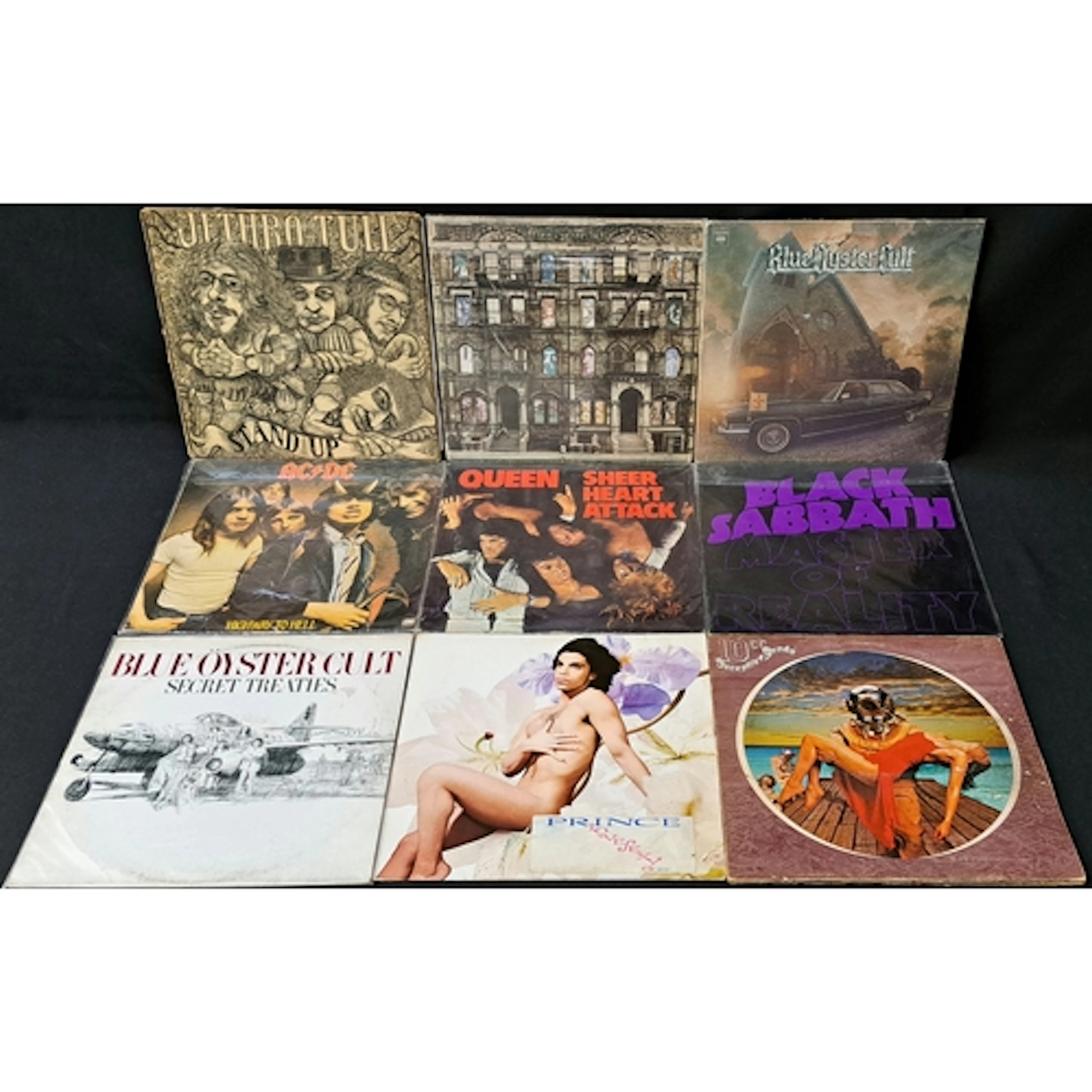 COLLECTION OF MOSTLY ORIGINAL ISSUE ROCK VINYL LPs including...