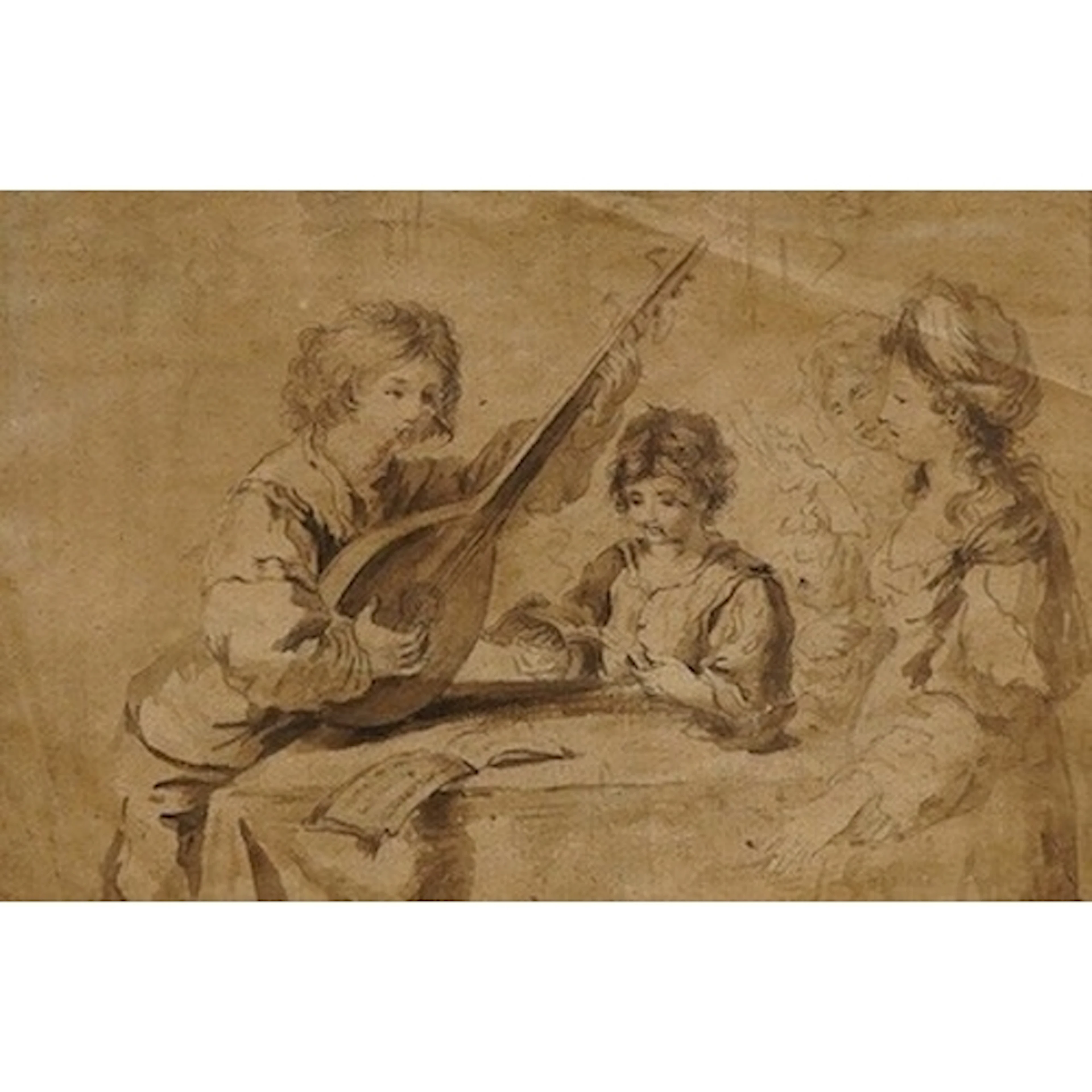 After Guercino (1591-1666), An Italian Concert, 18th centu...