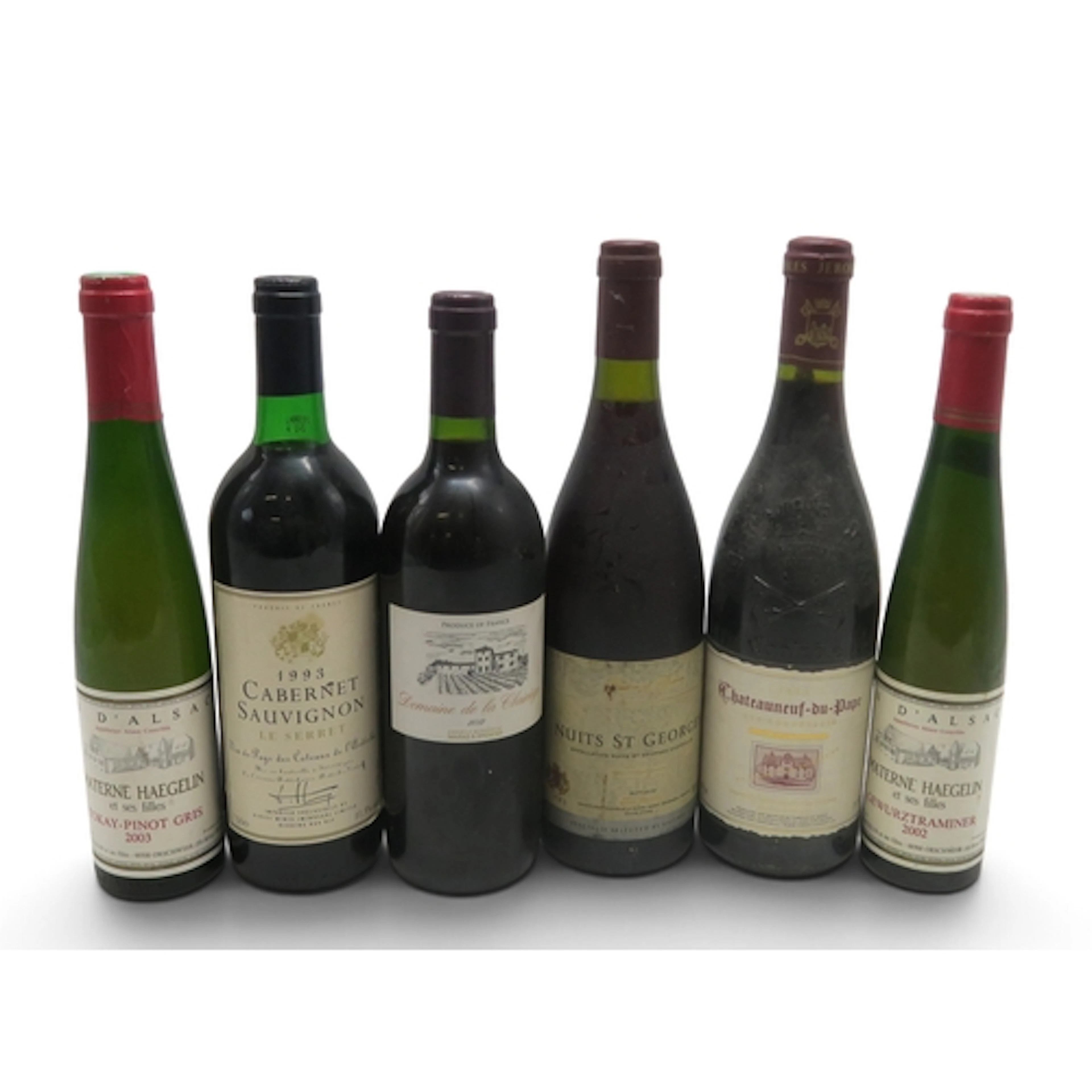 FRENCH RED - Six bottles of French Red Wine from multiple ap...