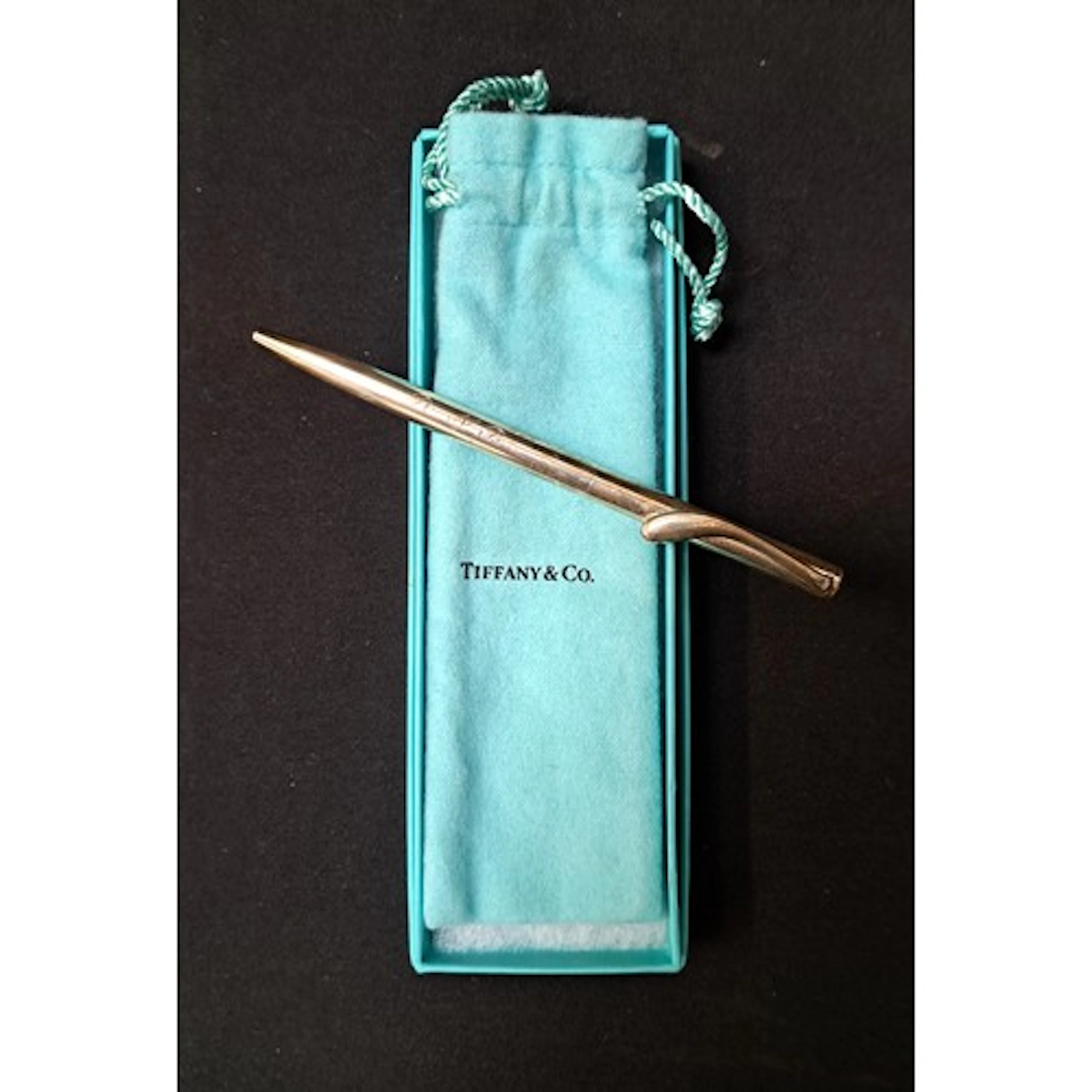 TIFFANY & CO. SILVER PEN the clip in the form of a golf club...