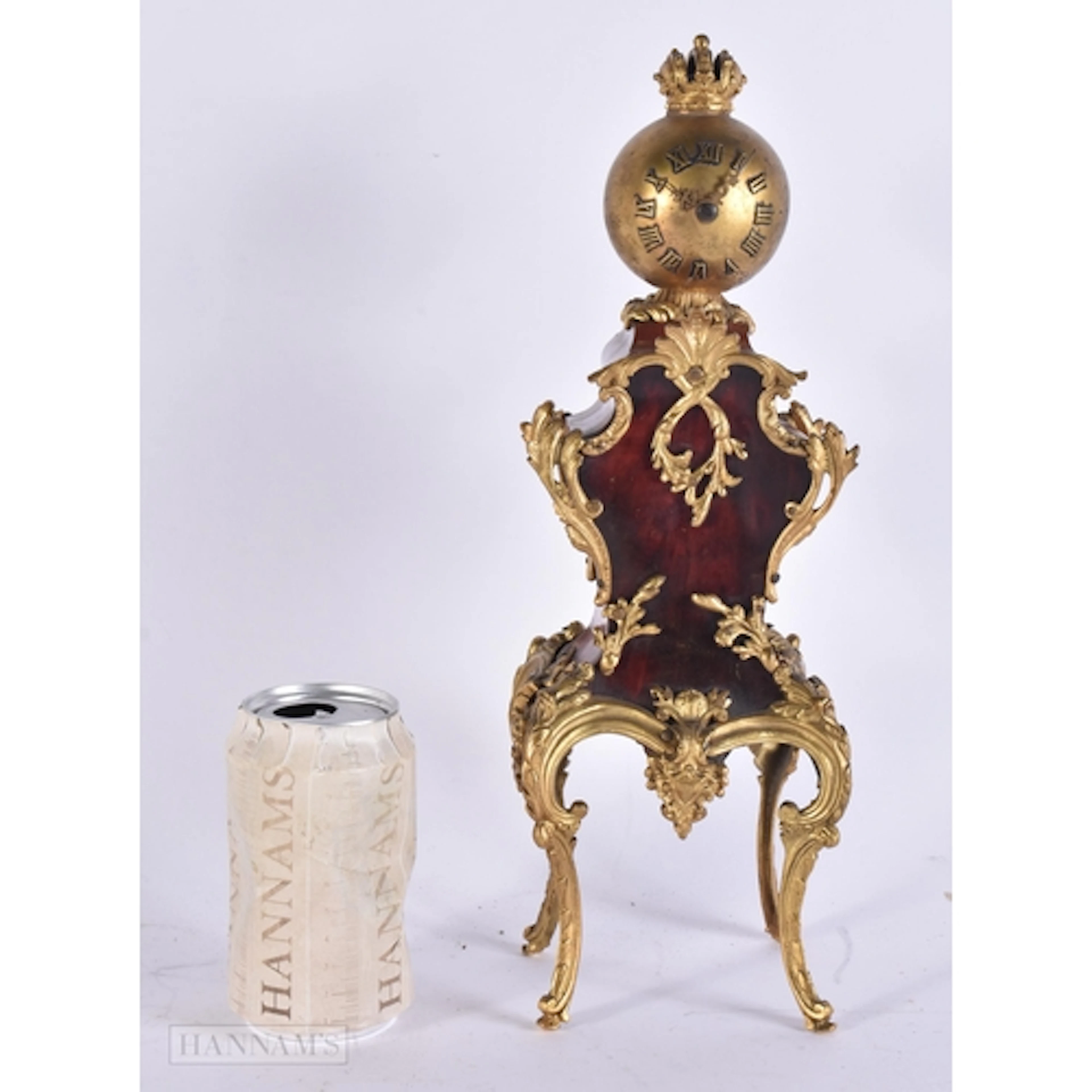 A RARE 19TH CENTURY FRENCH GILT BRONZE AND BOULLE TORTOISESH...