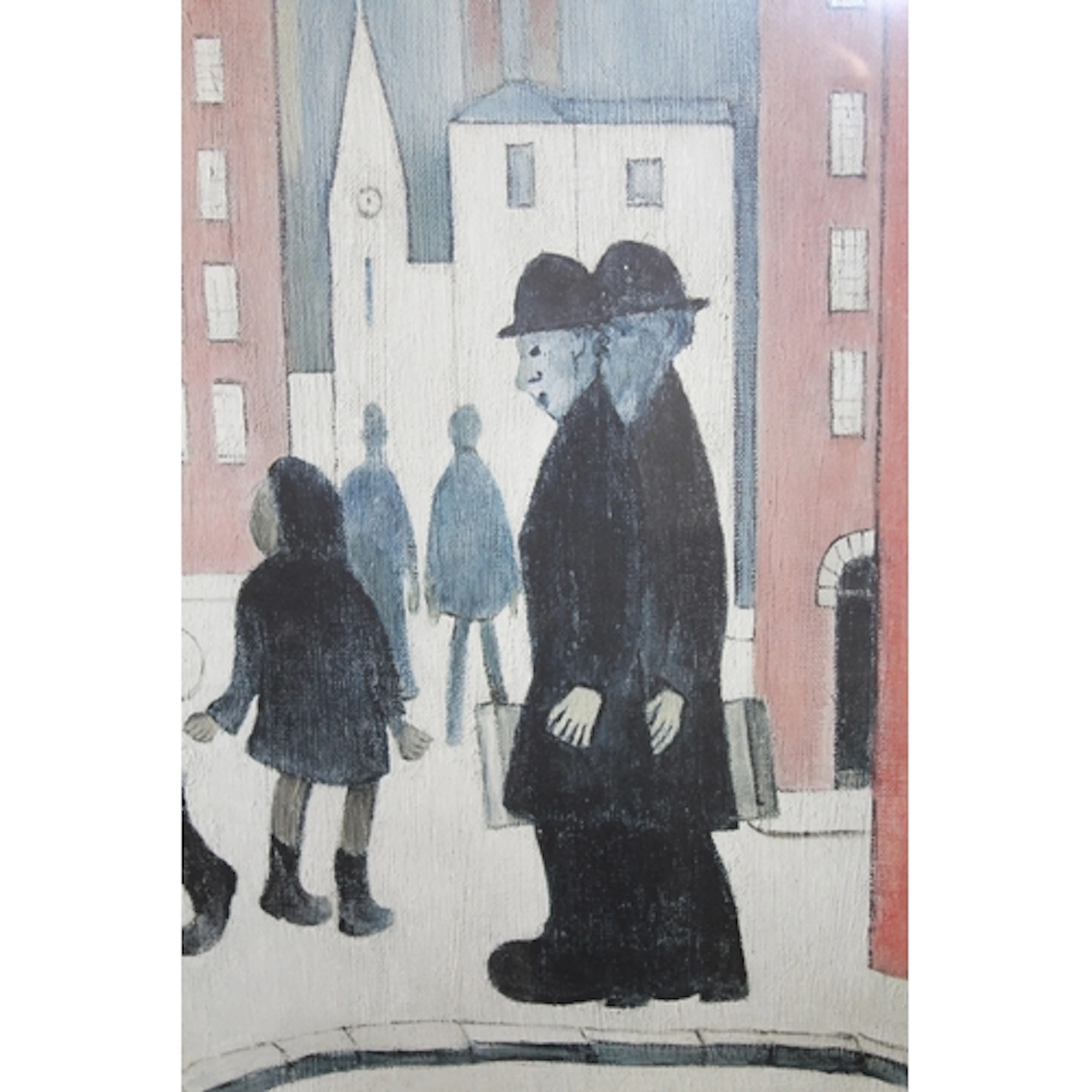 L.S. Lowry, signed coloured print, ‘ The Two Brothers ’, sig...