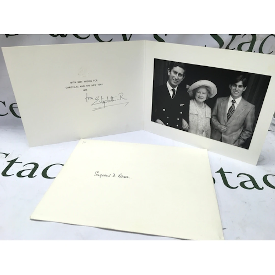 H.M. Queen Elizabeth (1900-2002) signed [autopen] Christmas ...