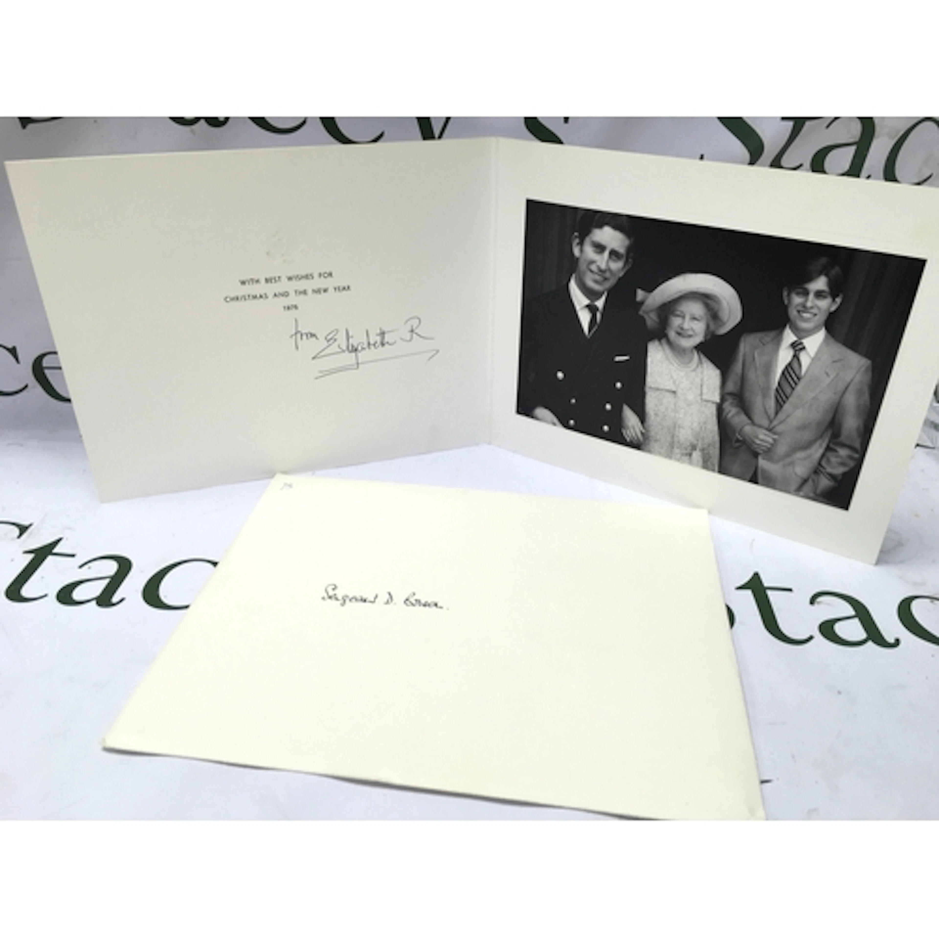 H.M. Queen Elizabeth (1900-2002) signed [autopen] Christmas ...