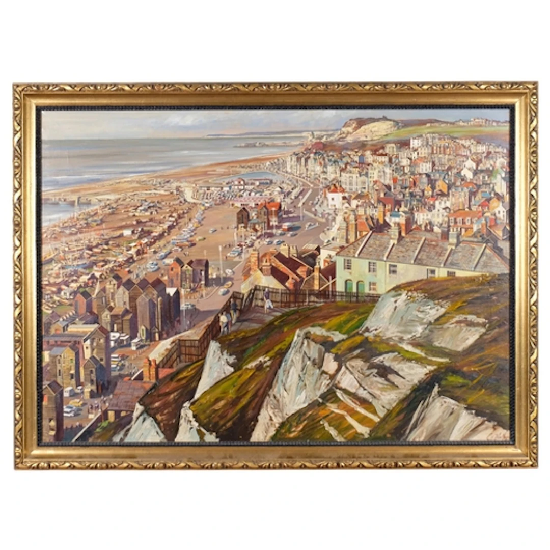 Clarence Blackburn (1914 - 1984), highly detailed view over ...