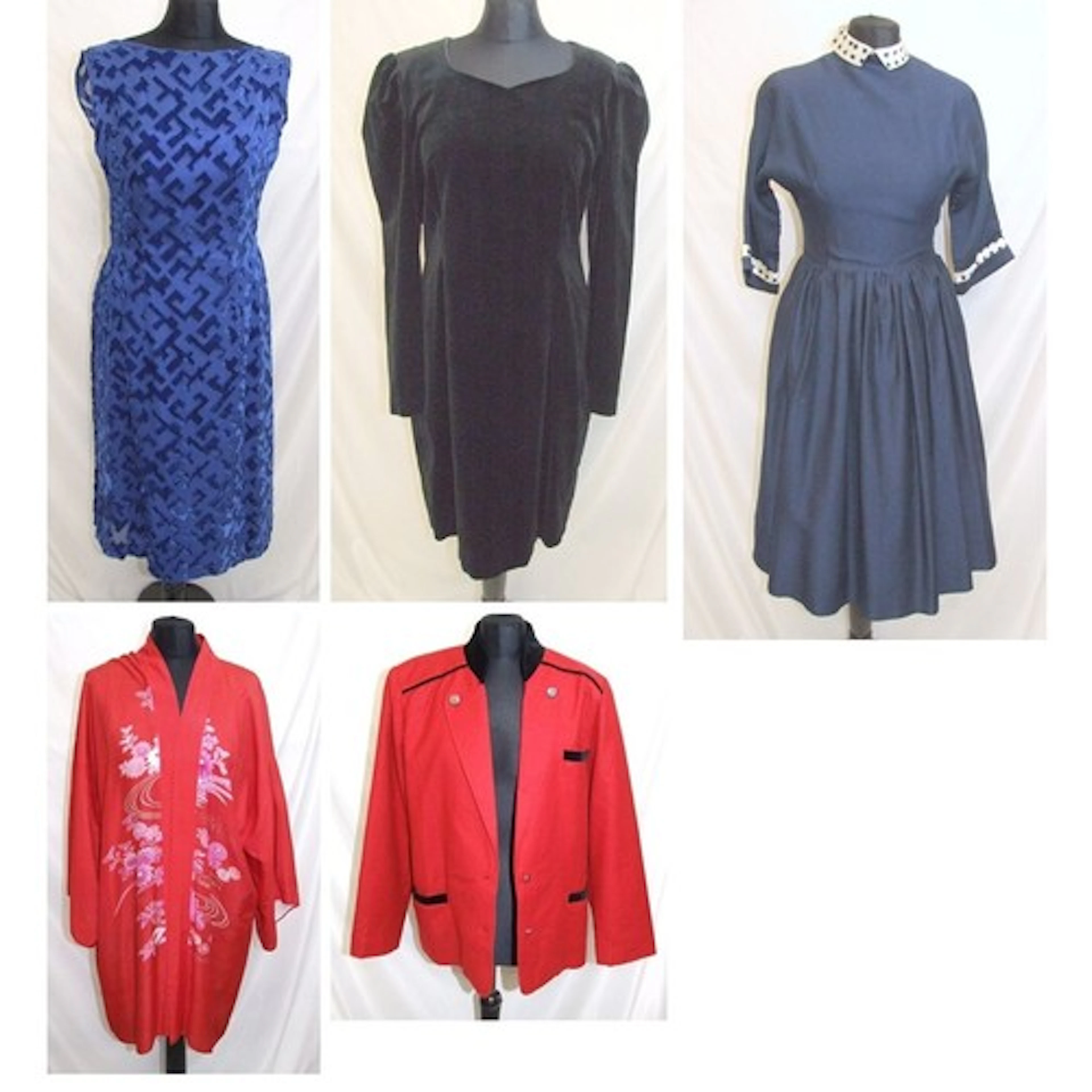 Ladies Vintage Clothing: Bardehle red/black Jacket size 38, ...