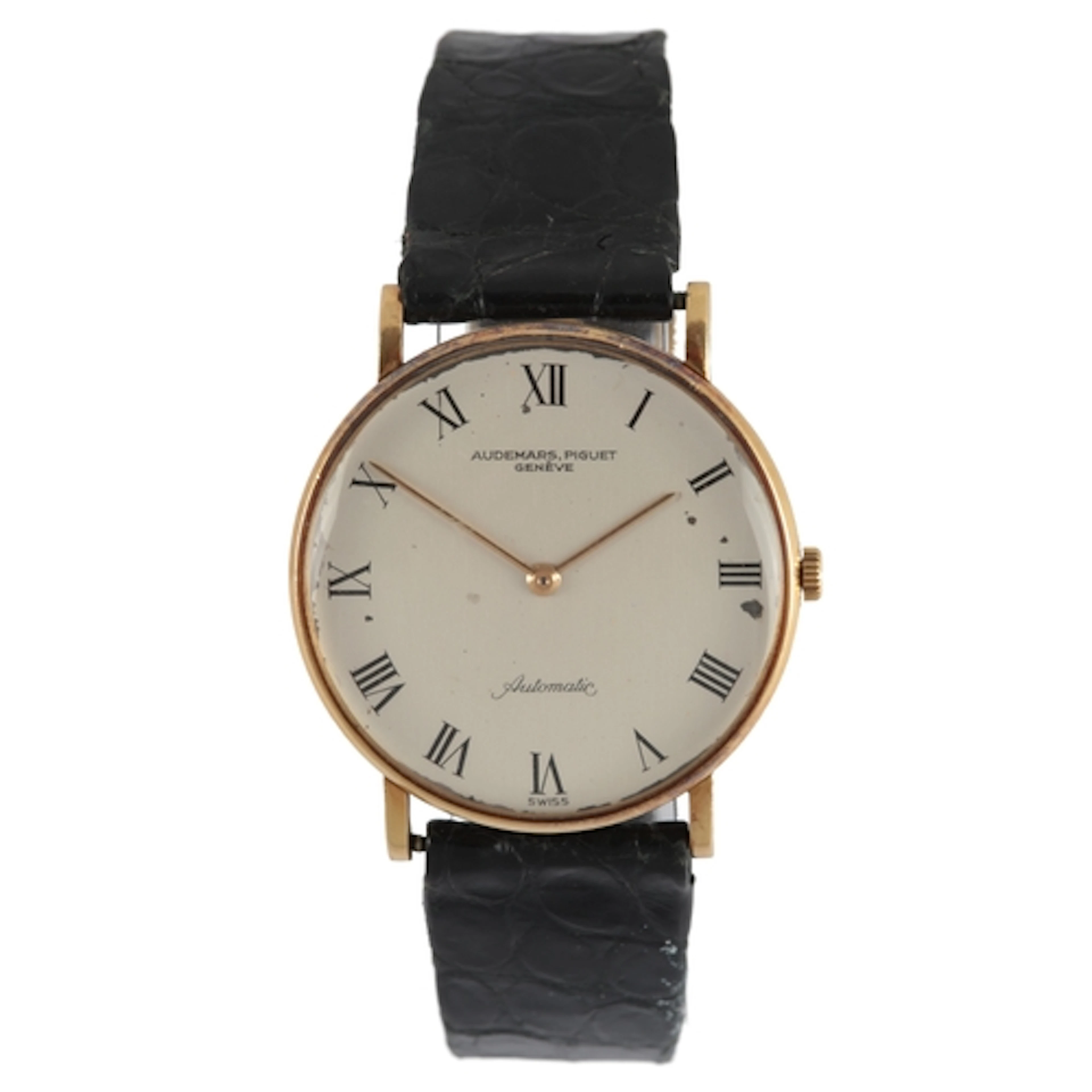 A gentleman's 1960's 18ct gold Audemars Piguet automatic dre...