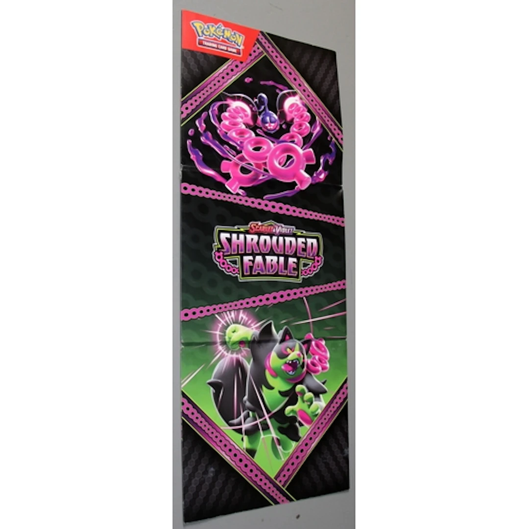 Pokemon retail point of sale double sided advertising poster...
