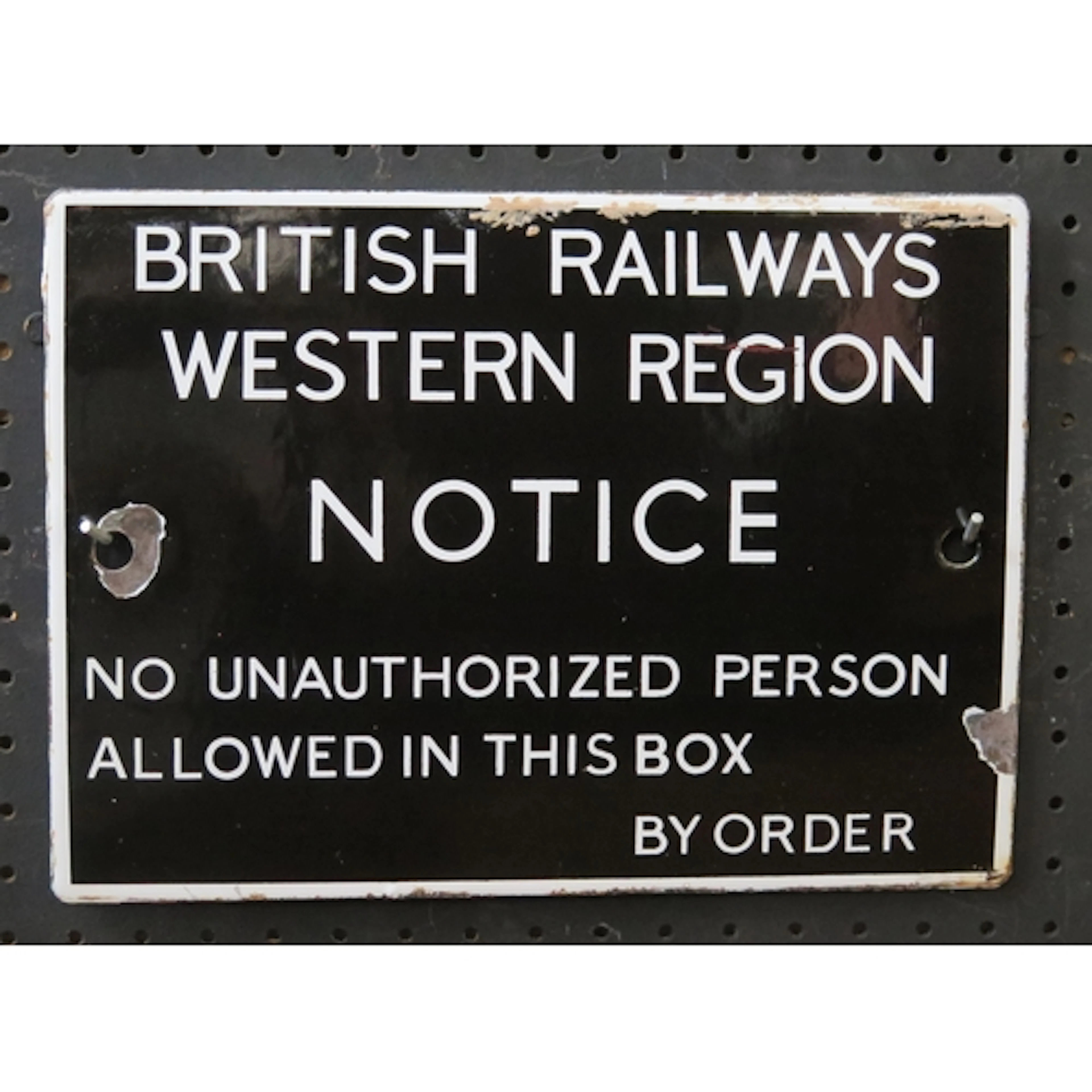 "British Railways - No Unauthorised Person Allowed in This B...