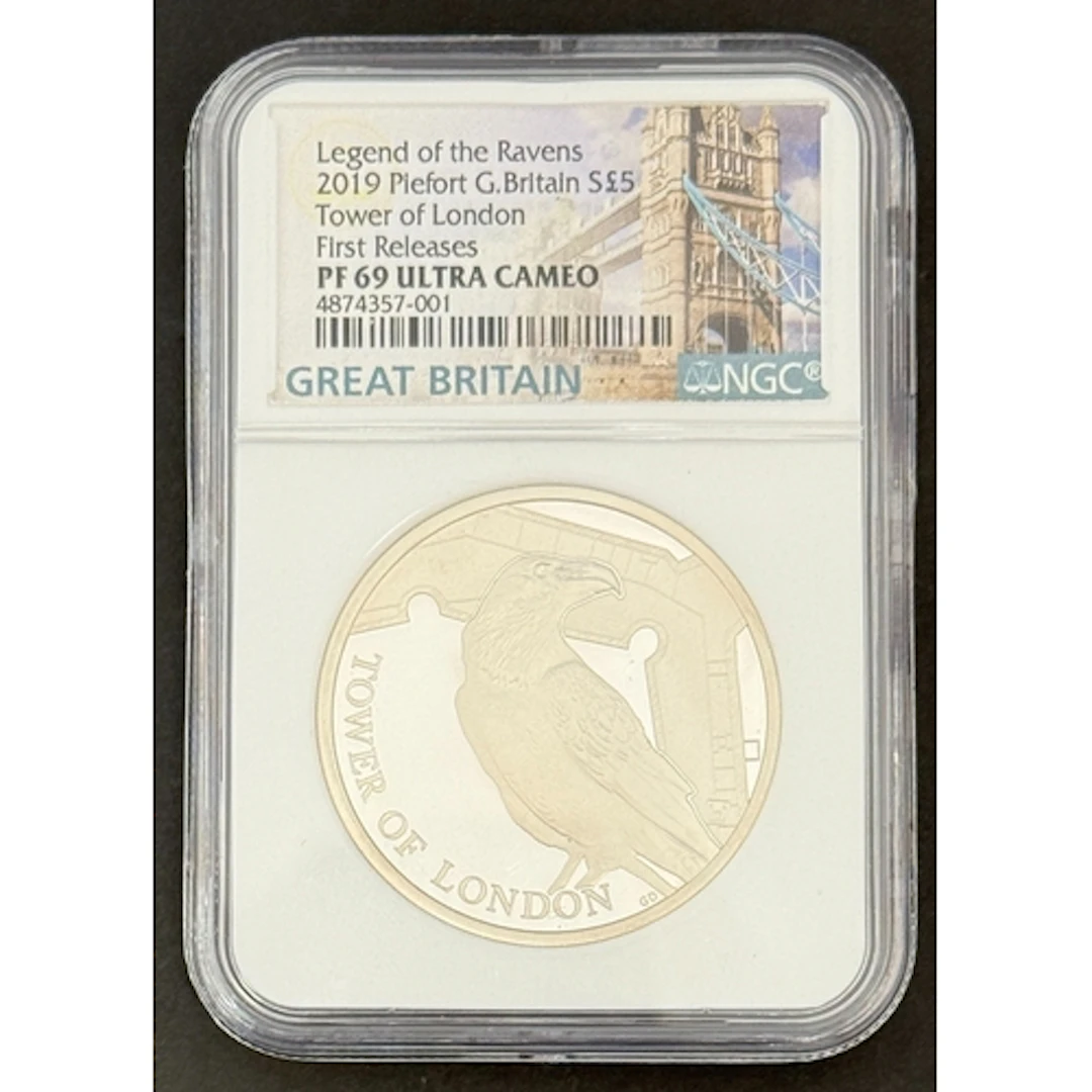 UK 2019 The Tower of London: The Legend of the Ravens silver...