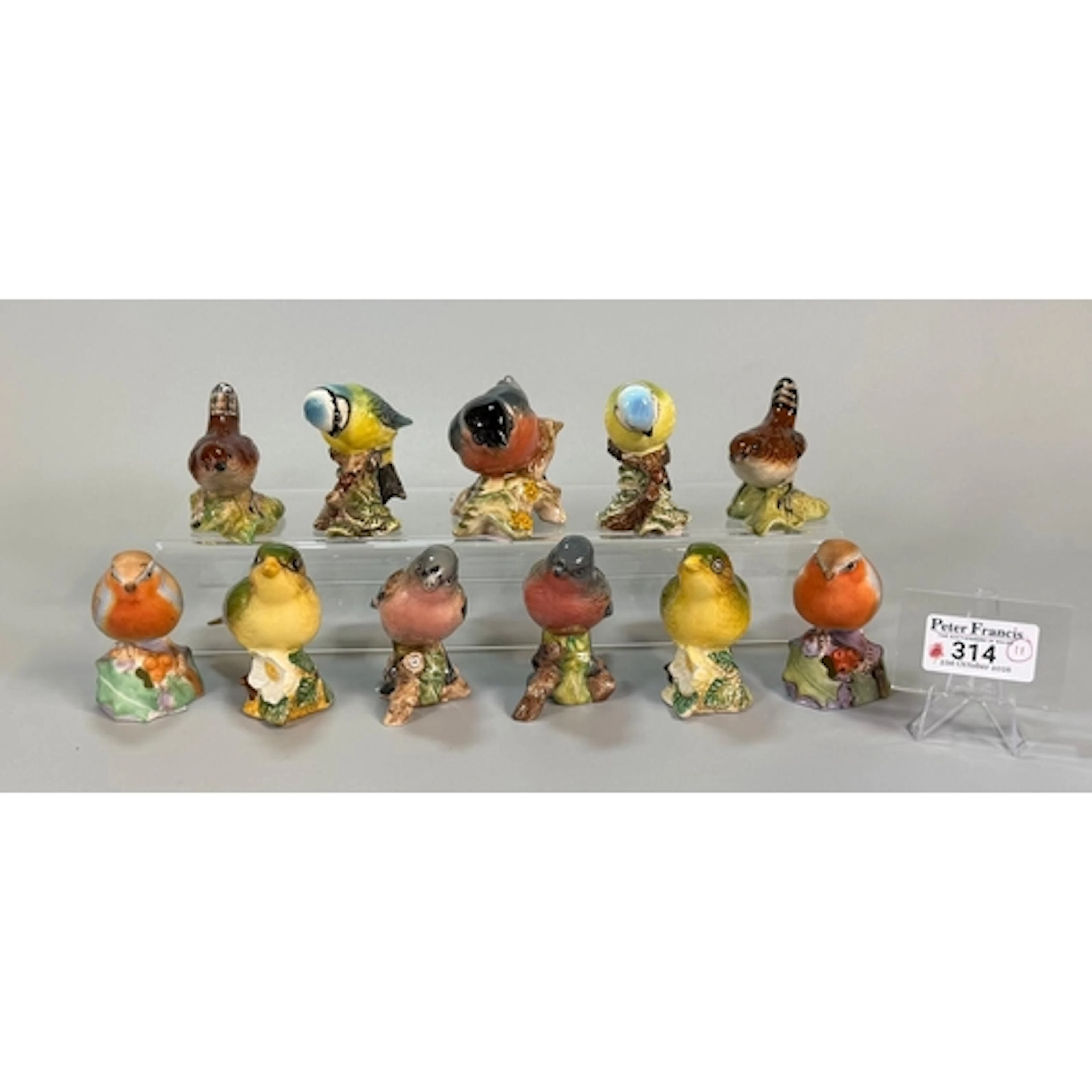 Collection of Beswick and Royal Worcester bird studies to in...