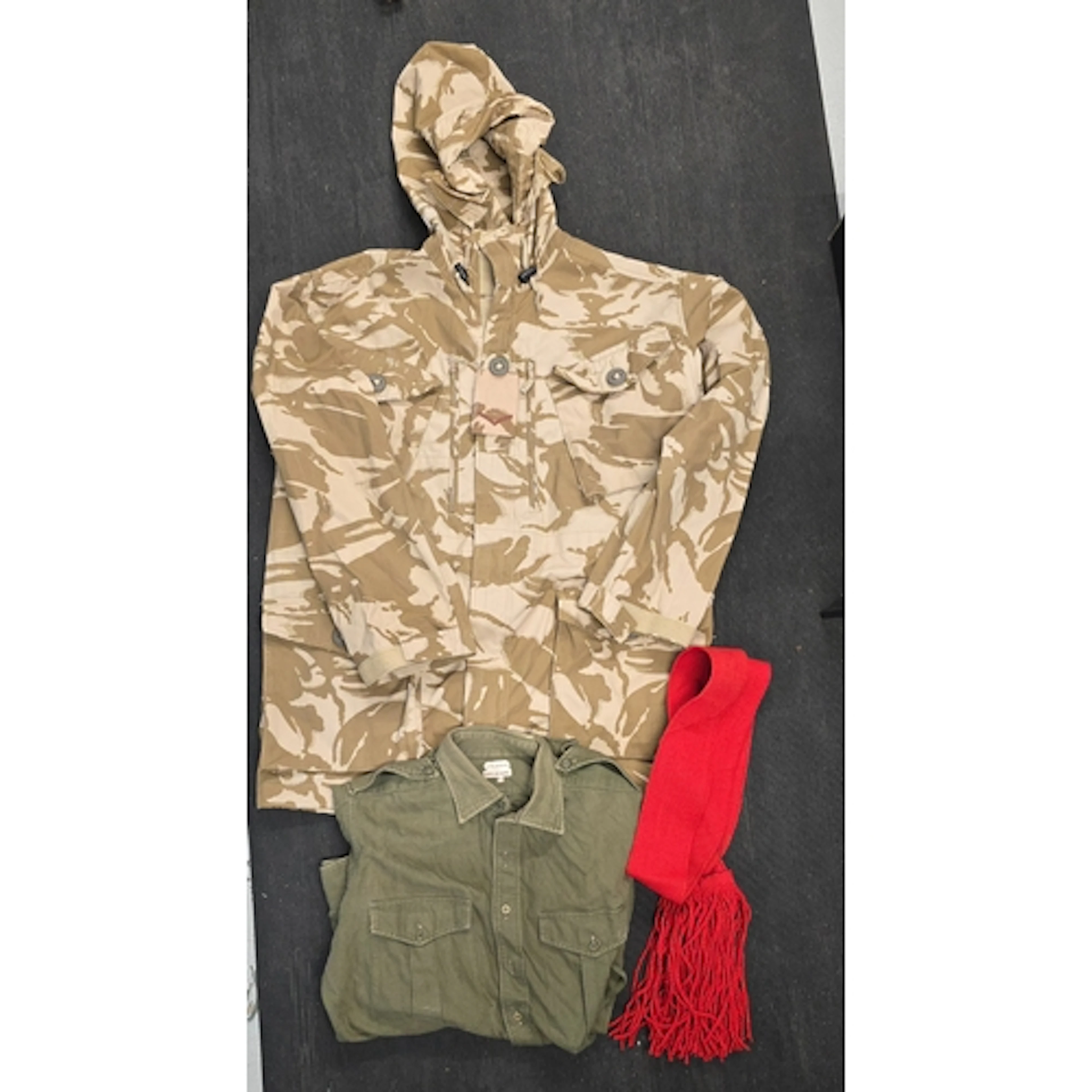 A Grenadier Guards Afghanistan Camouflage smock, with arm pa...