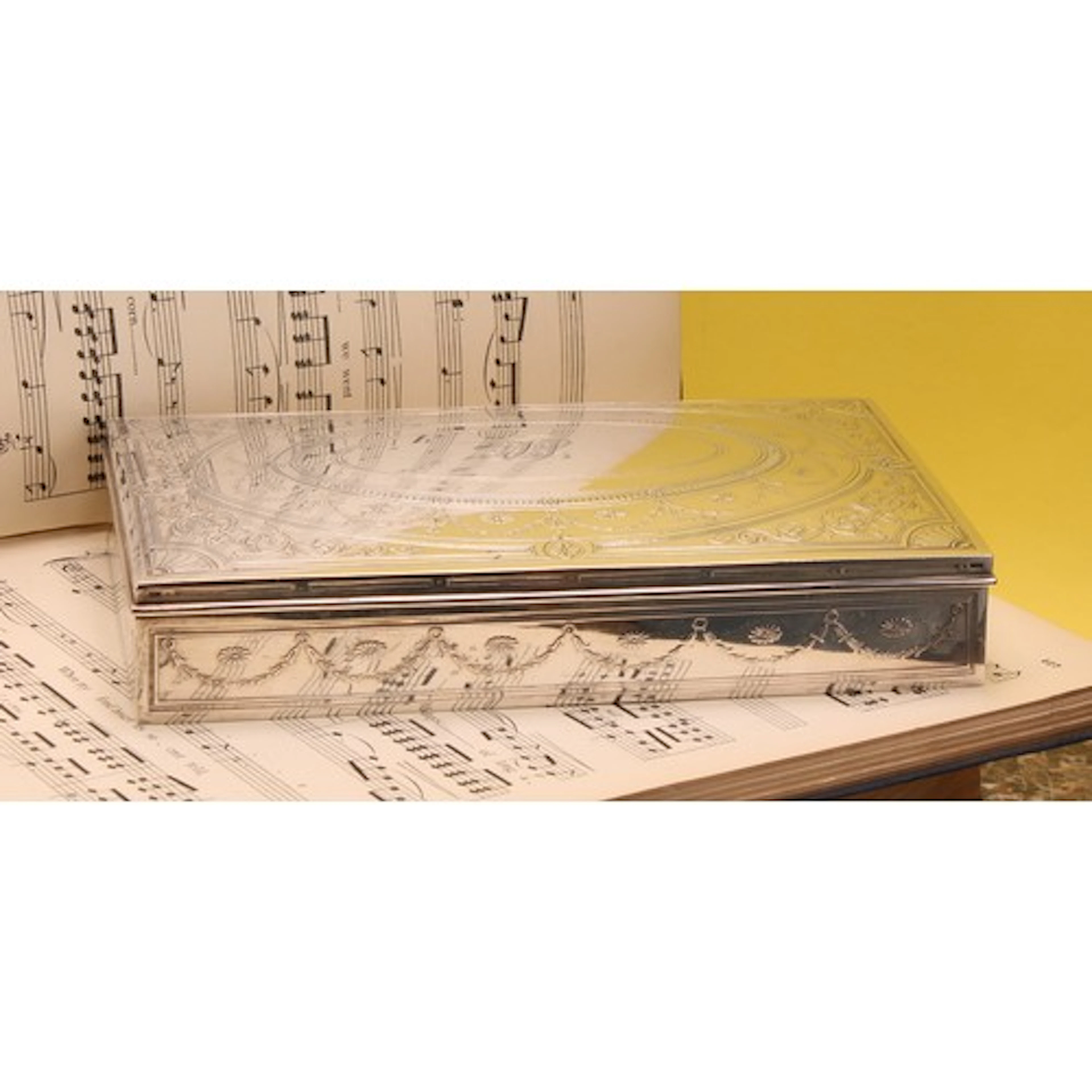 Tiffany & Co - a large American silver rectangular dressing ...