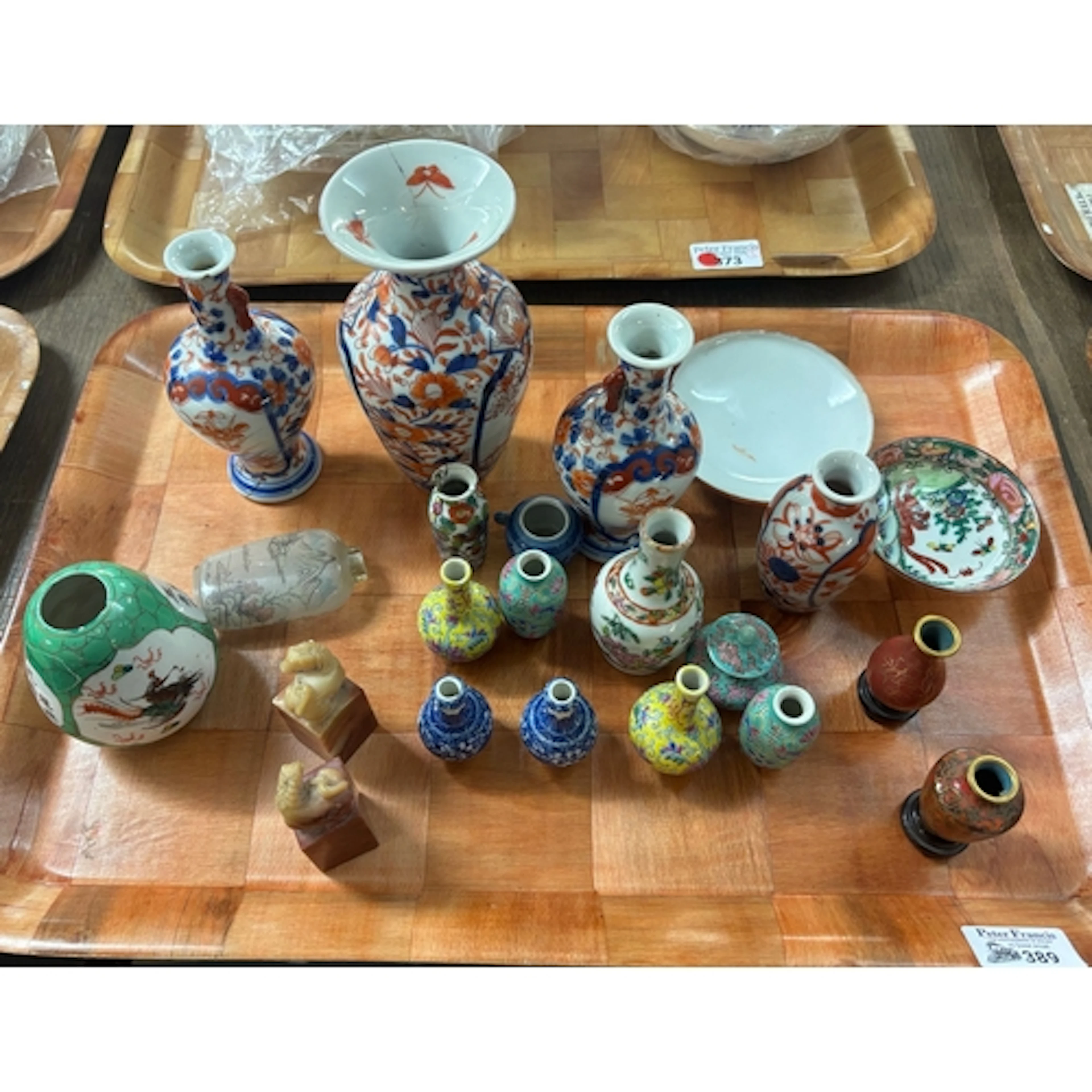 Collection of Chinese and Japanese porcelain items to includ...