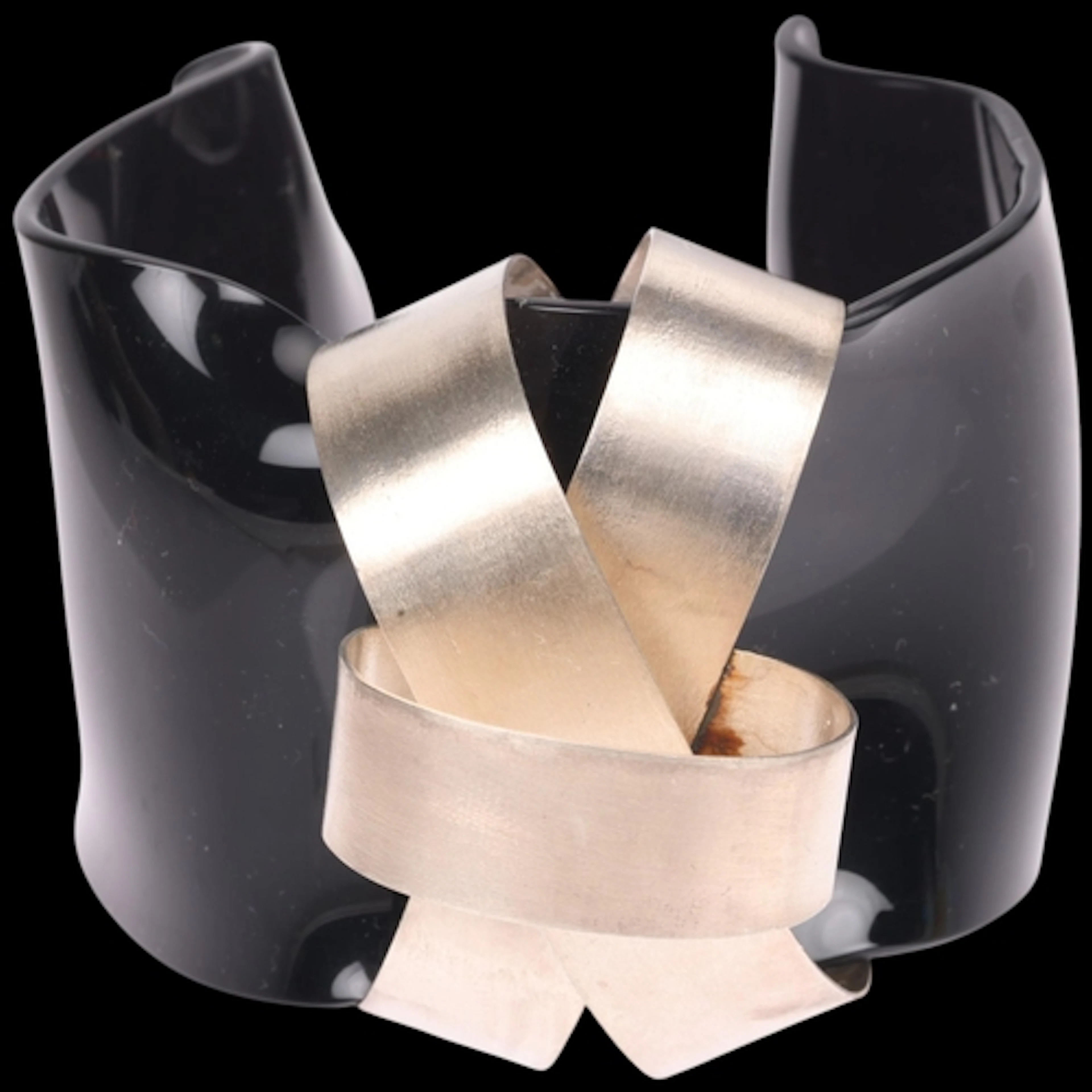 BERGUE & CO for HARRODS - a Portuguese sterling silver black...