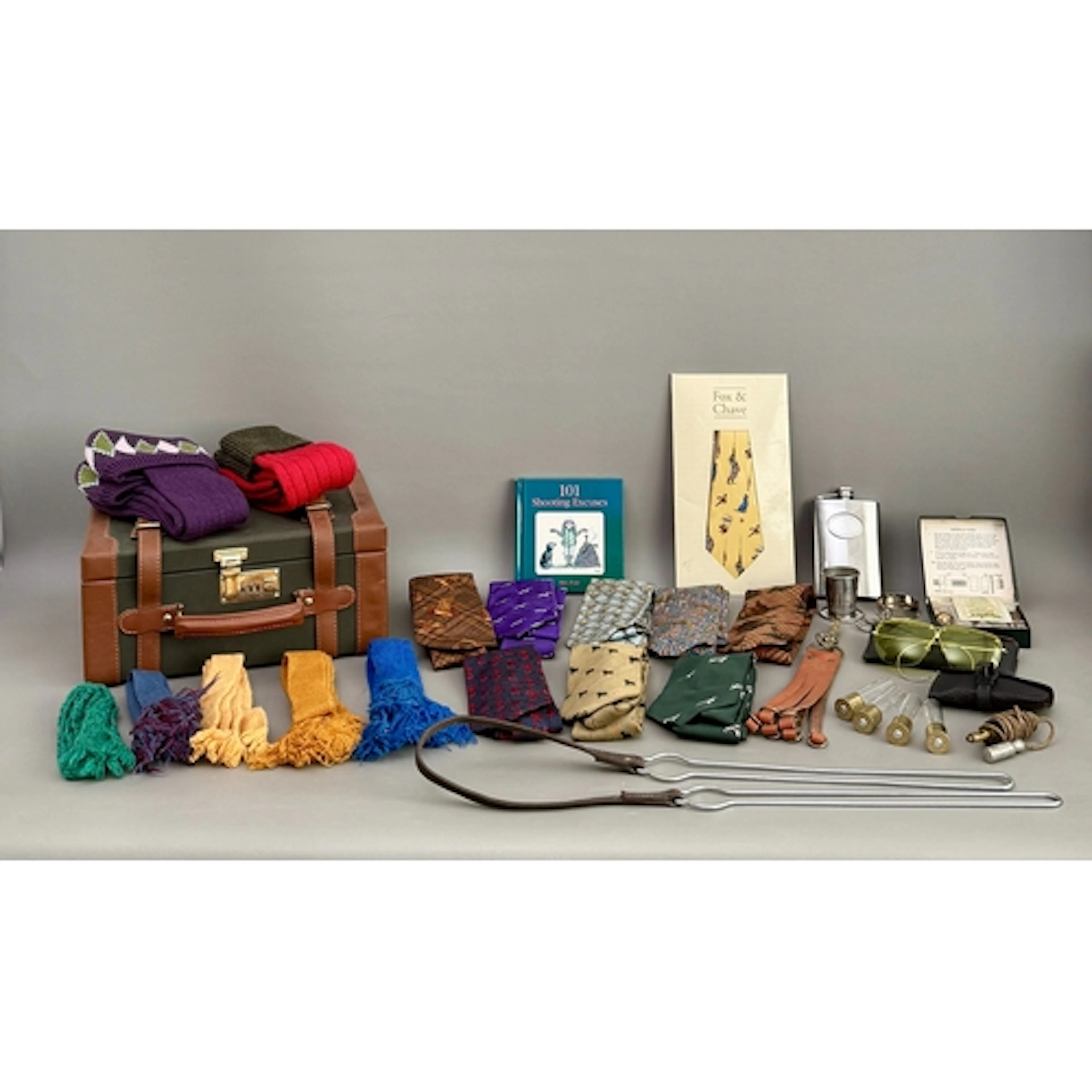 A collection of shooting / sporting related collectables and...