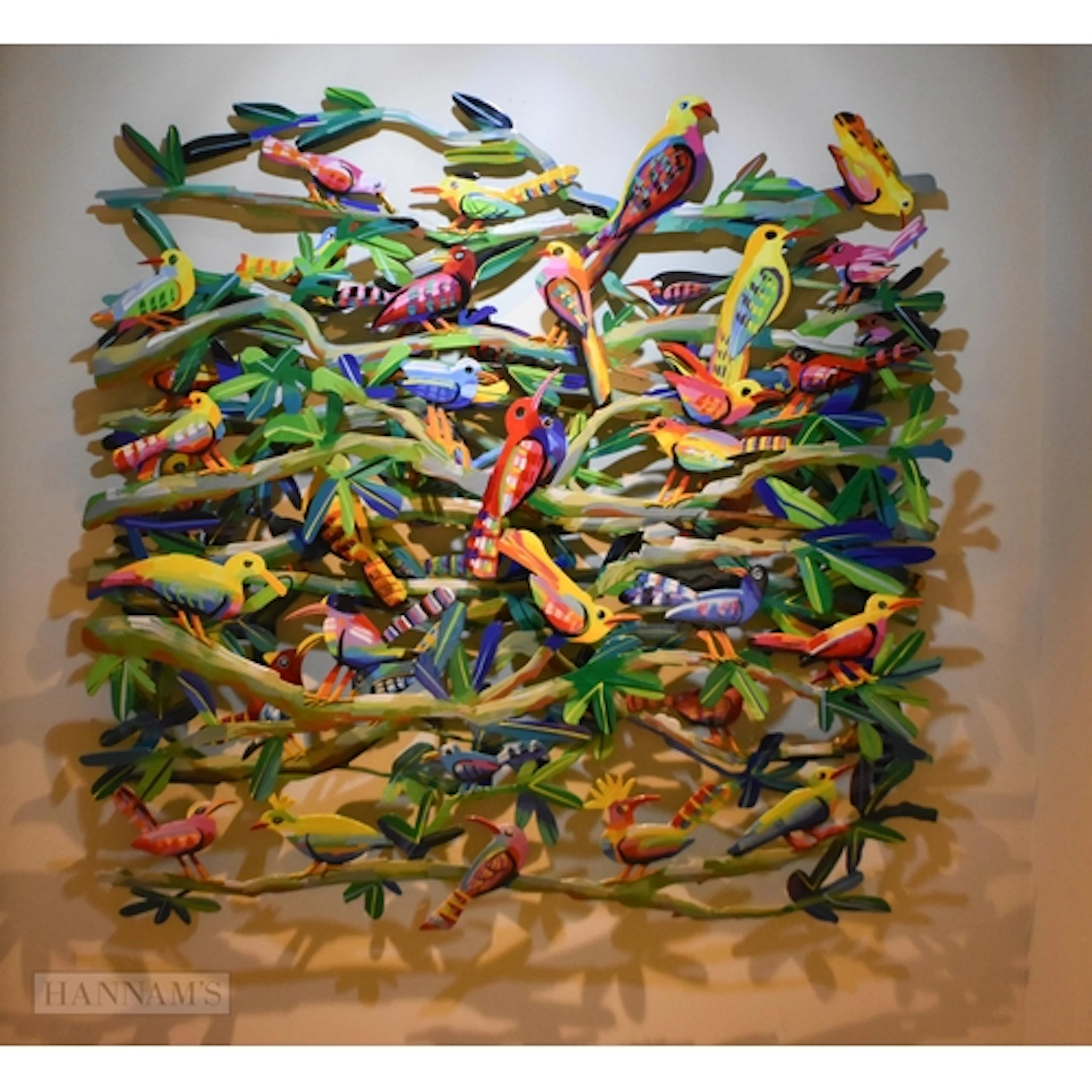 David Gerstein (1944 Jerusalem) A hand painted laser cut ste...