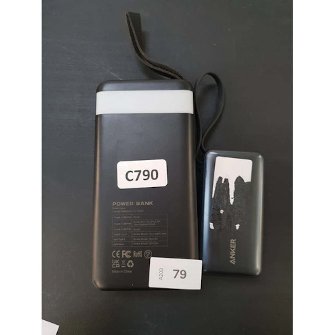 TWO POWER BANKS including Anker