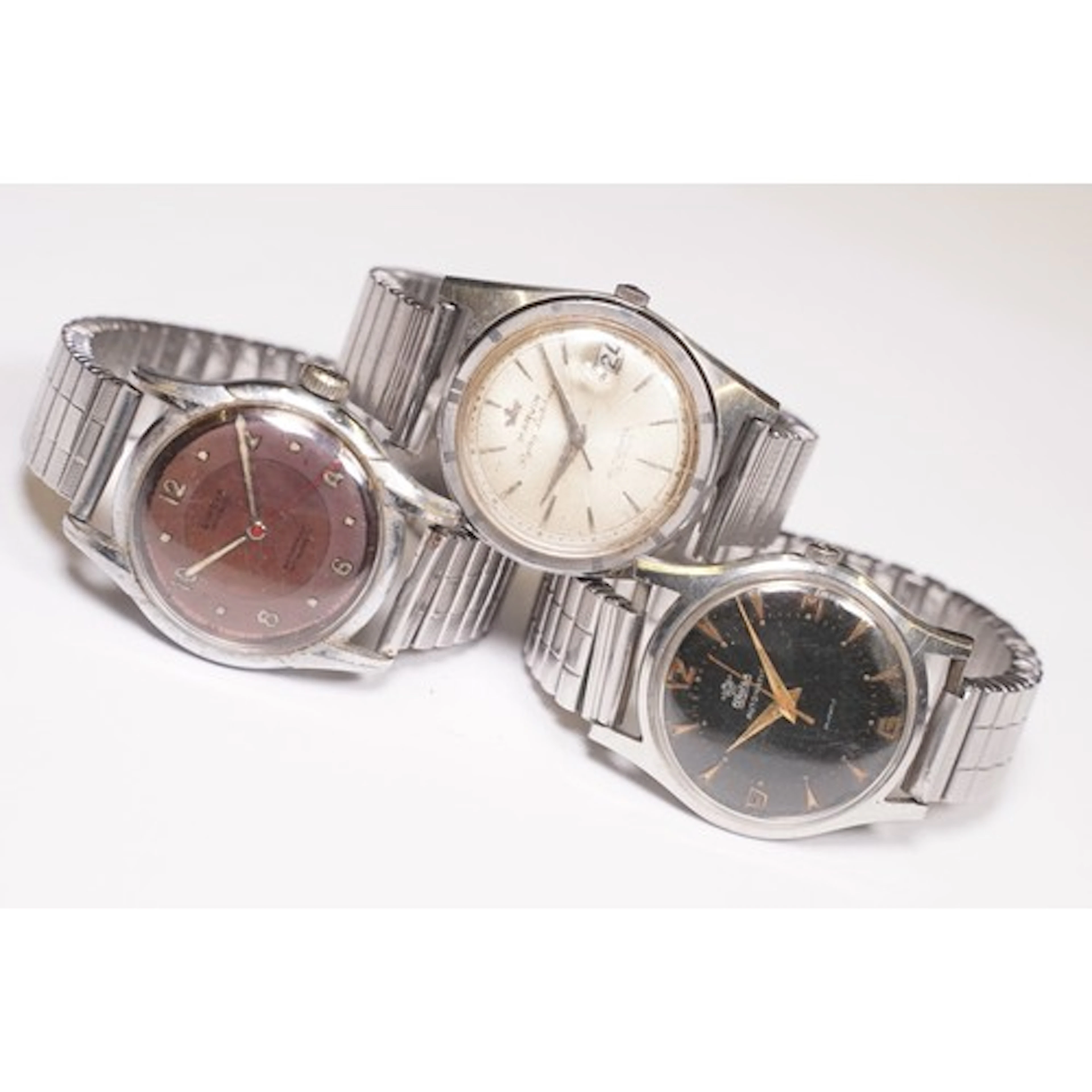 Group of three vintage watches, to comprise a Marvin 'Flying...