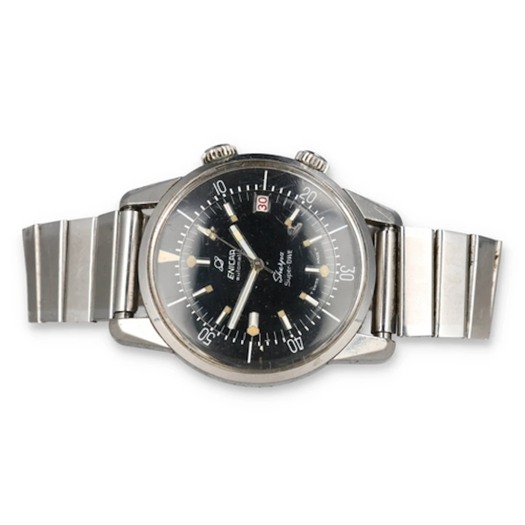 AN ENICAR AUTOMATIC SEAPEARL SHERPA SUPER DIVE WATCH In work...
