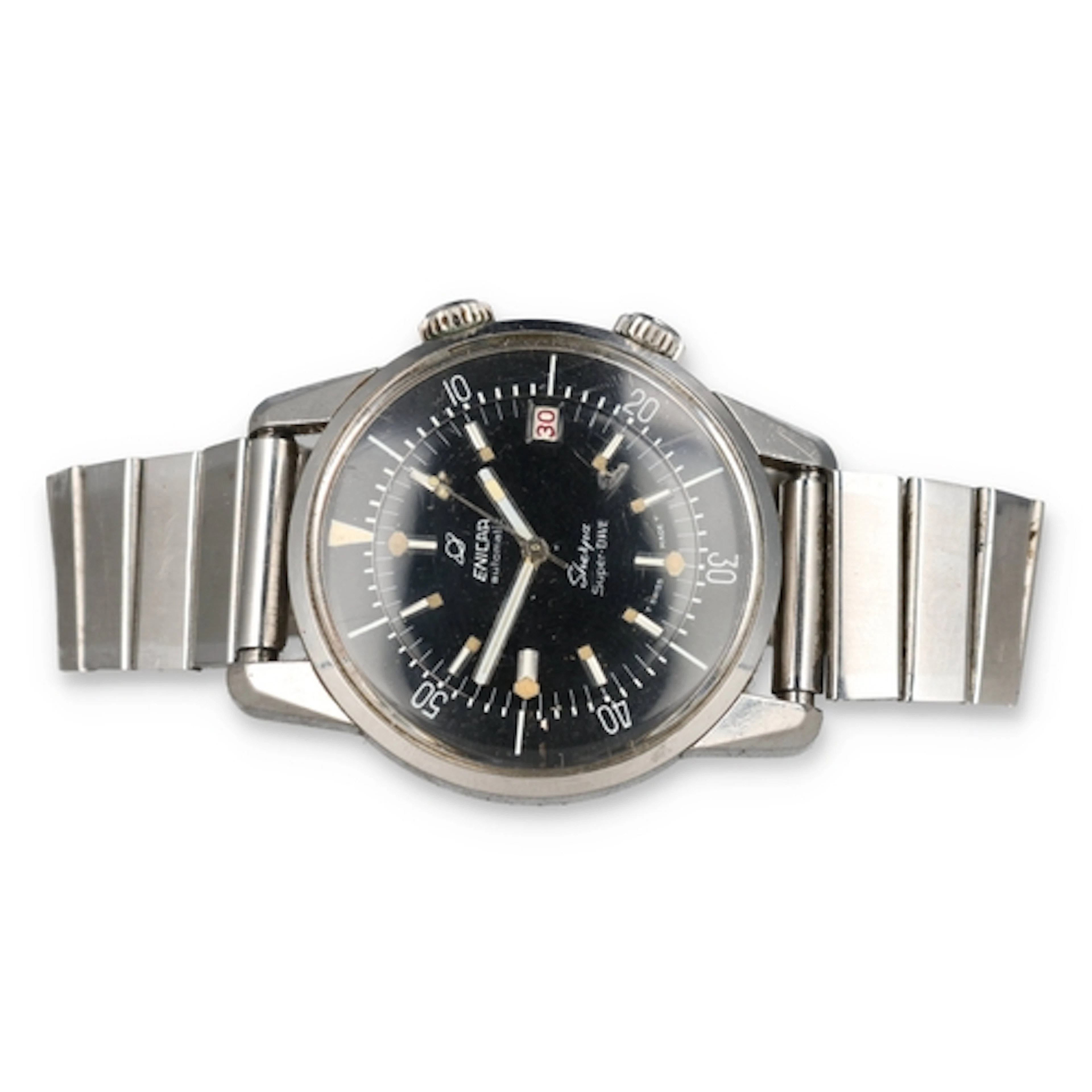 AN ENICAR AUTOMATIC SEAPEARL SHERPA SUPER DIVE WATCH In work...