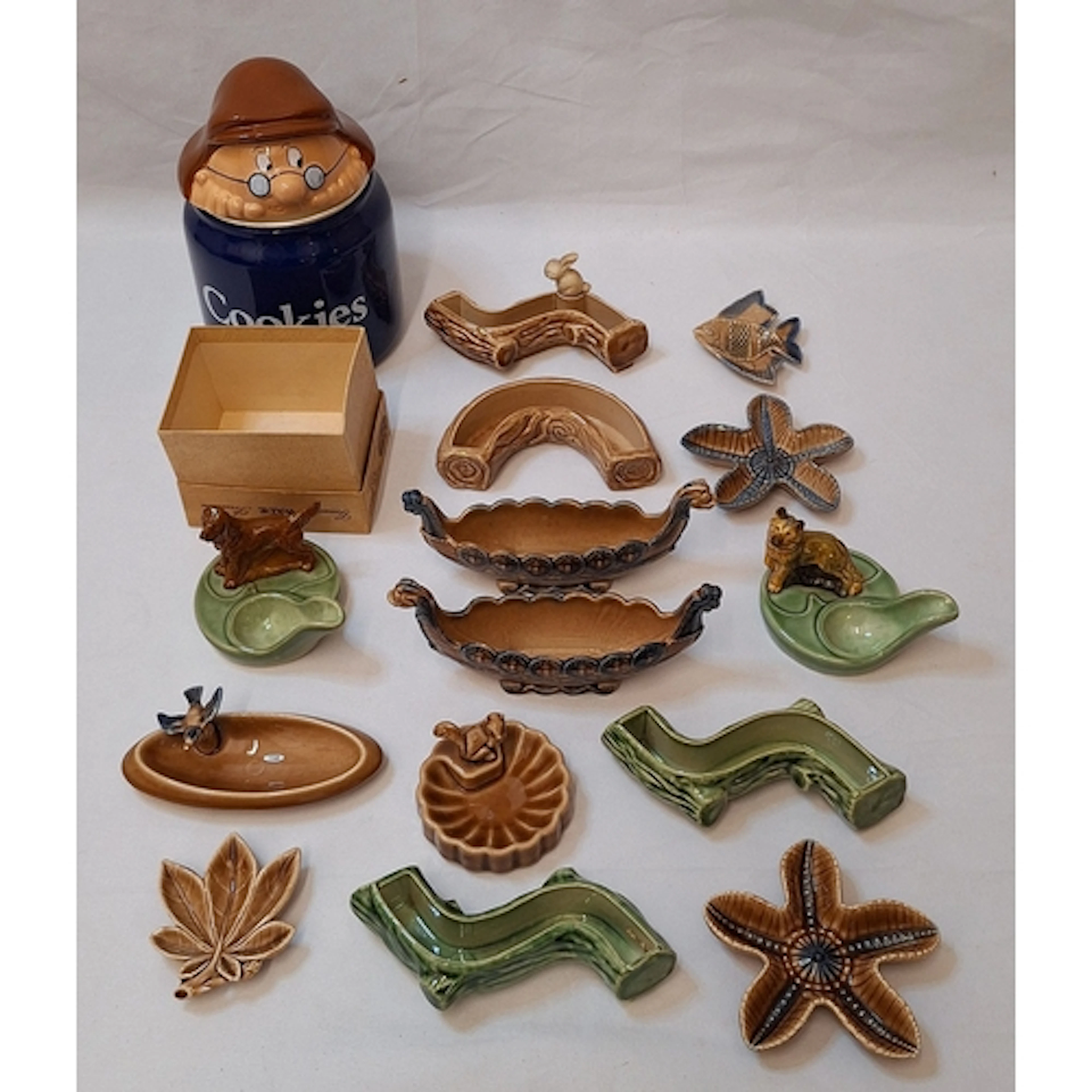 Wade Collectable Ceramics incl. boxed oriental knife rests, ...
