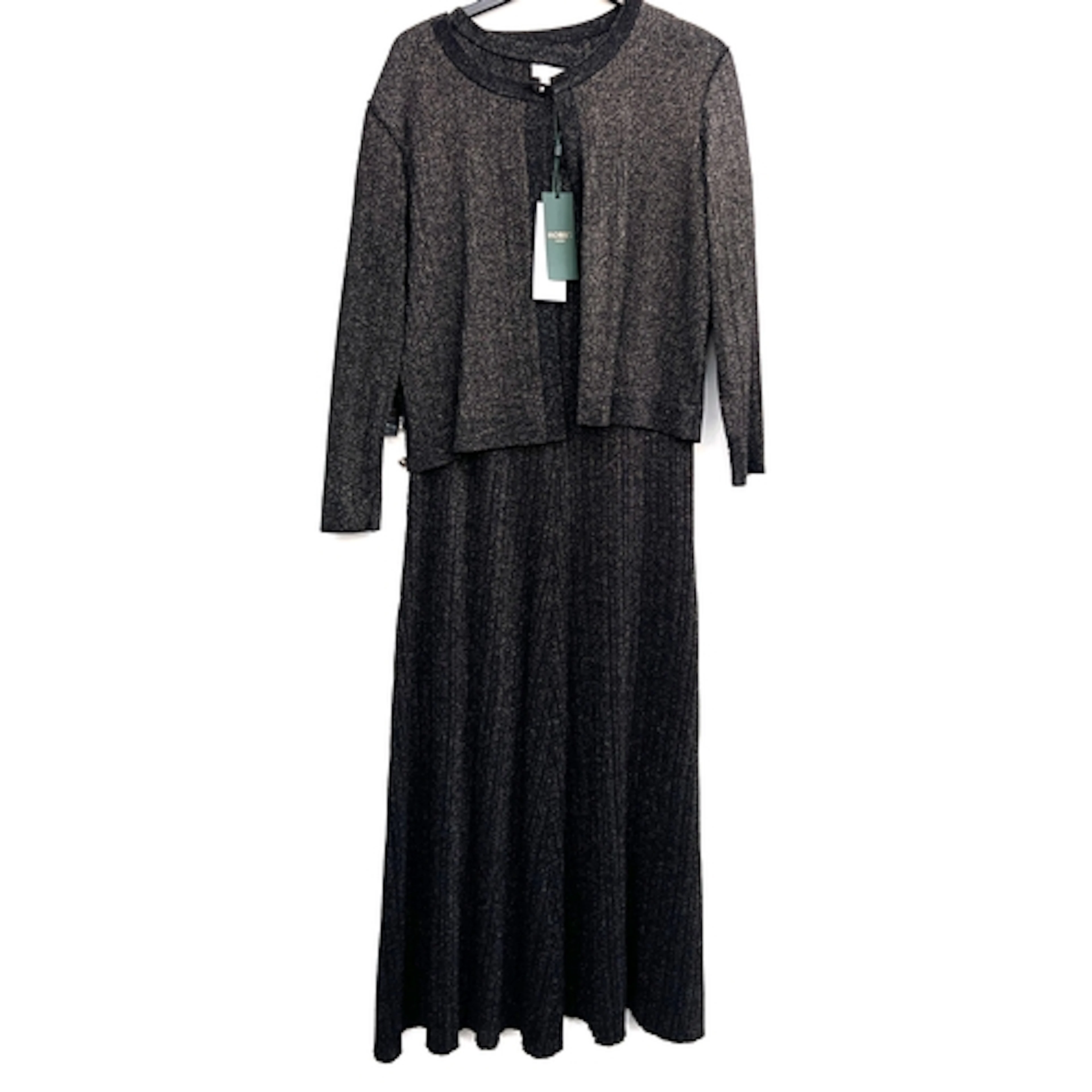 A Hobbs black and gold dress, size 16, new with tags rrp. £1...