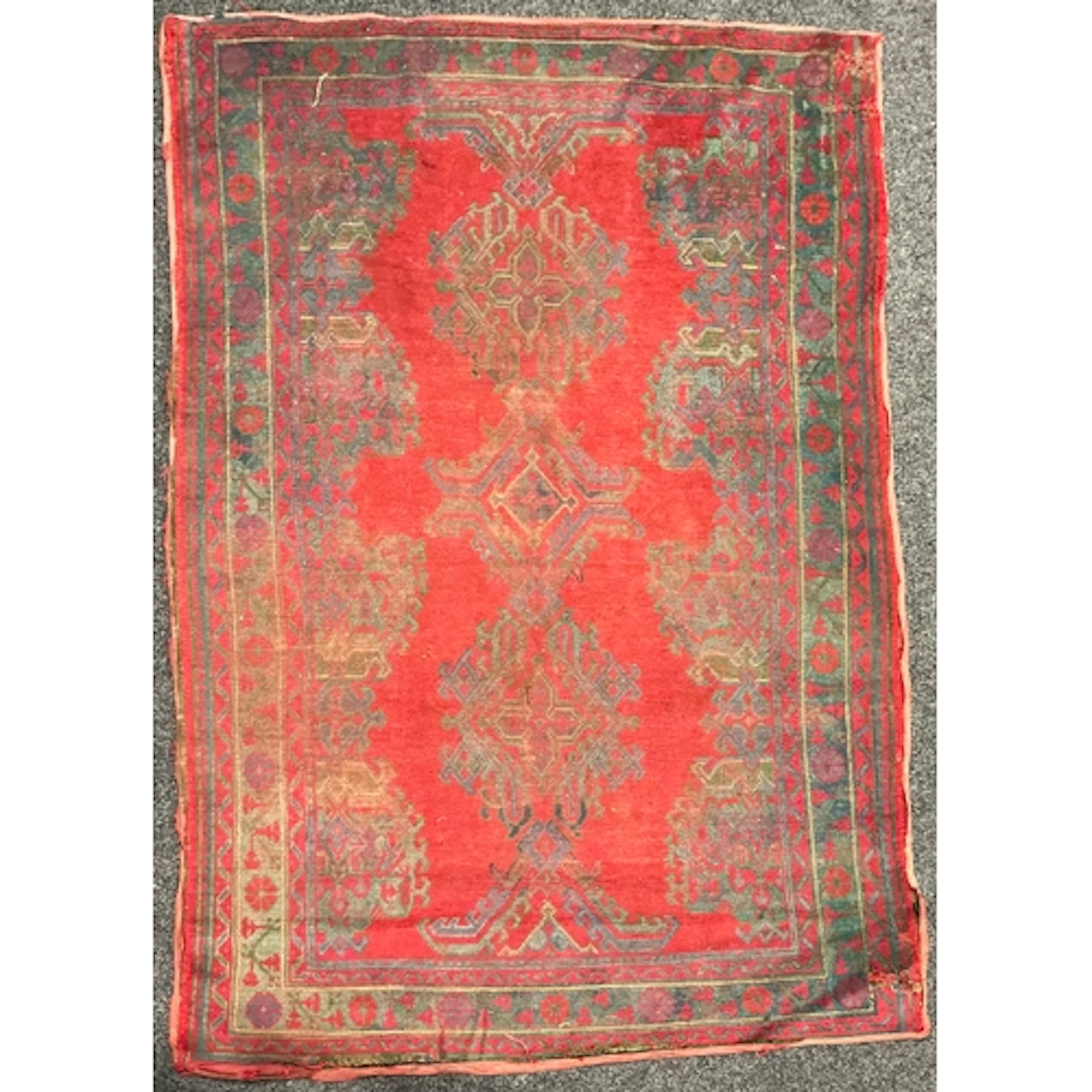 A Turkish design Oushak type wool rug or carpet, 265cm x 181...