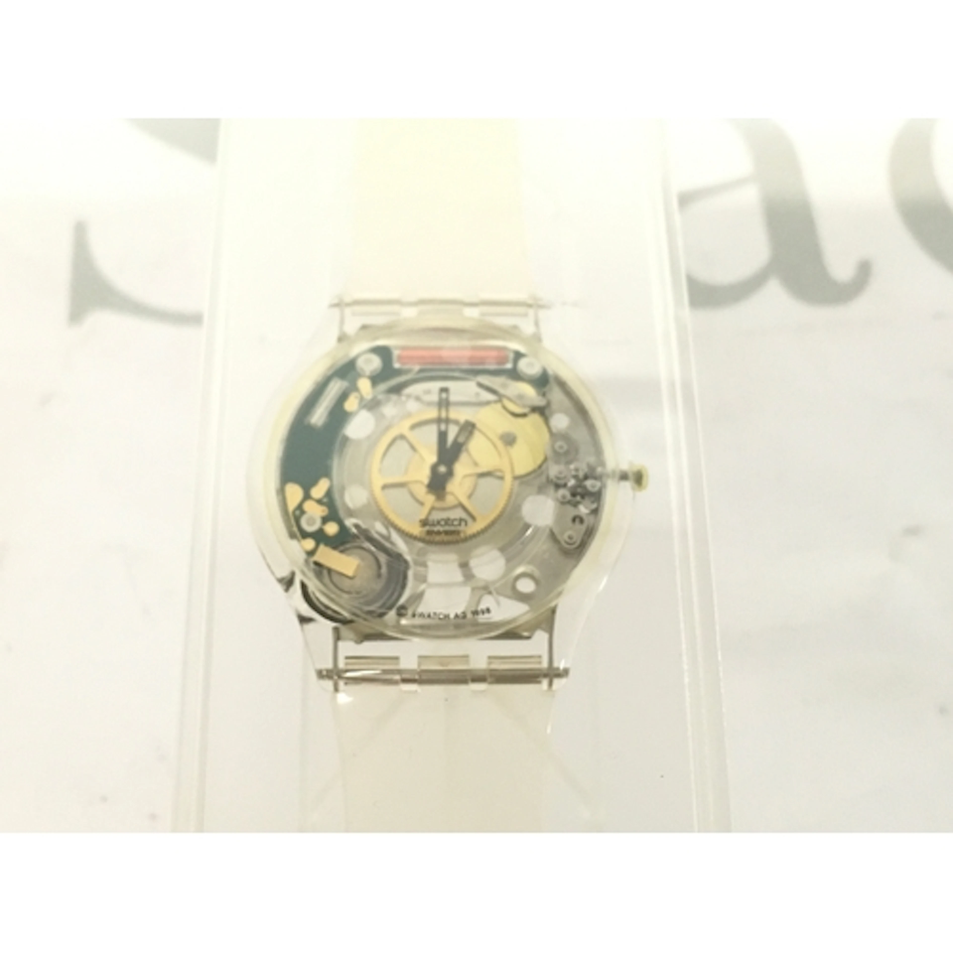 1998 Swatch Jelly Skin ultra-slim watch model SFK100