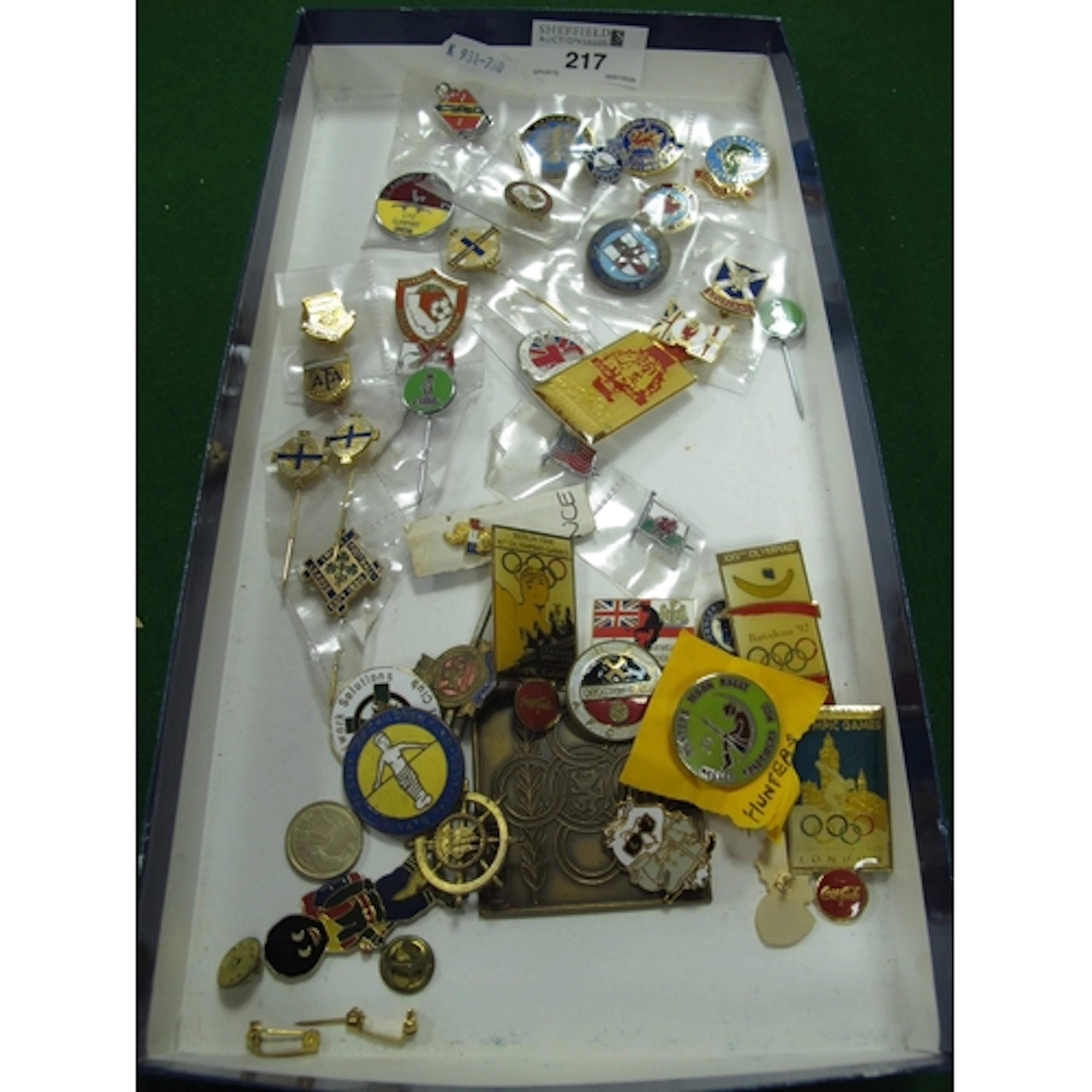 Football Lapel Badges, Welsh, Irish, Scottish. Olympic Games...