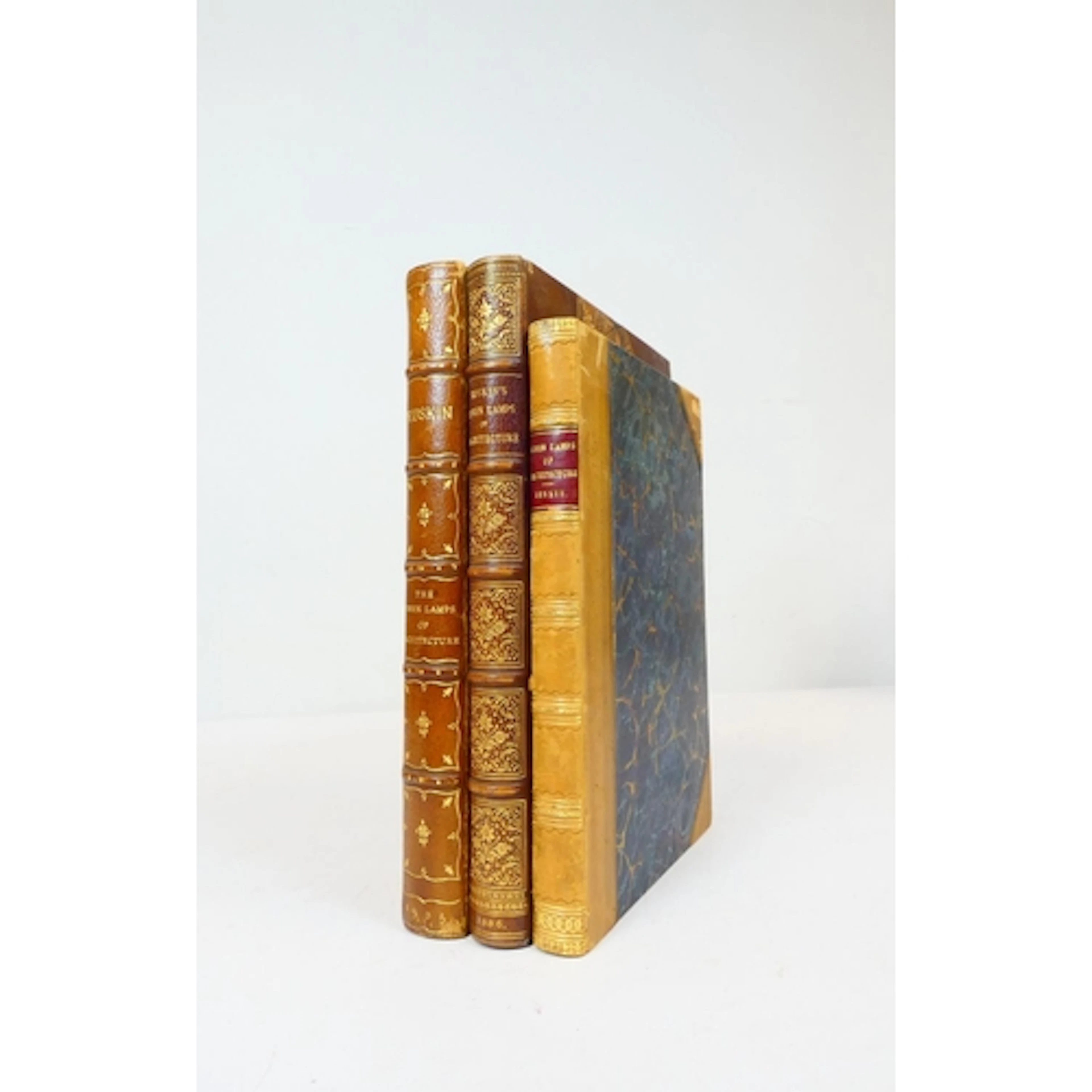 RUSKIN JOHN. The Seven Lamps of Architecture. Hal...