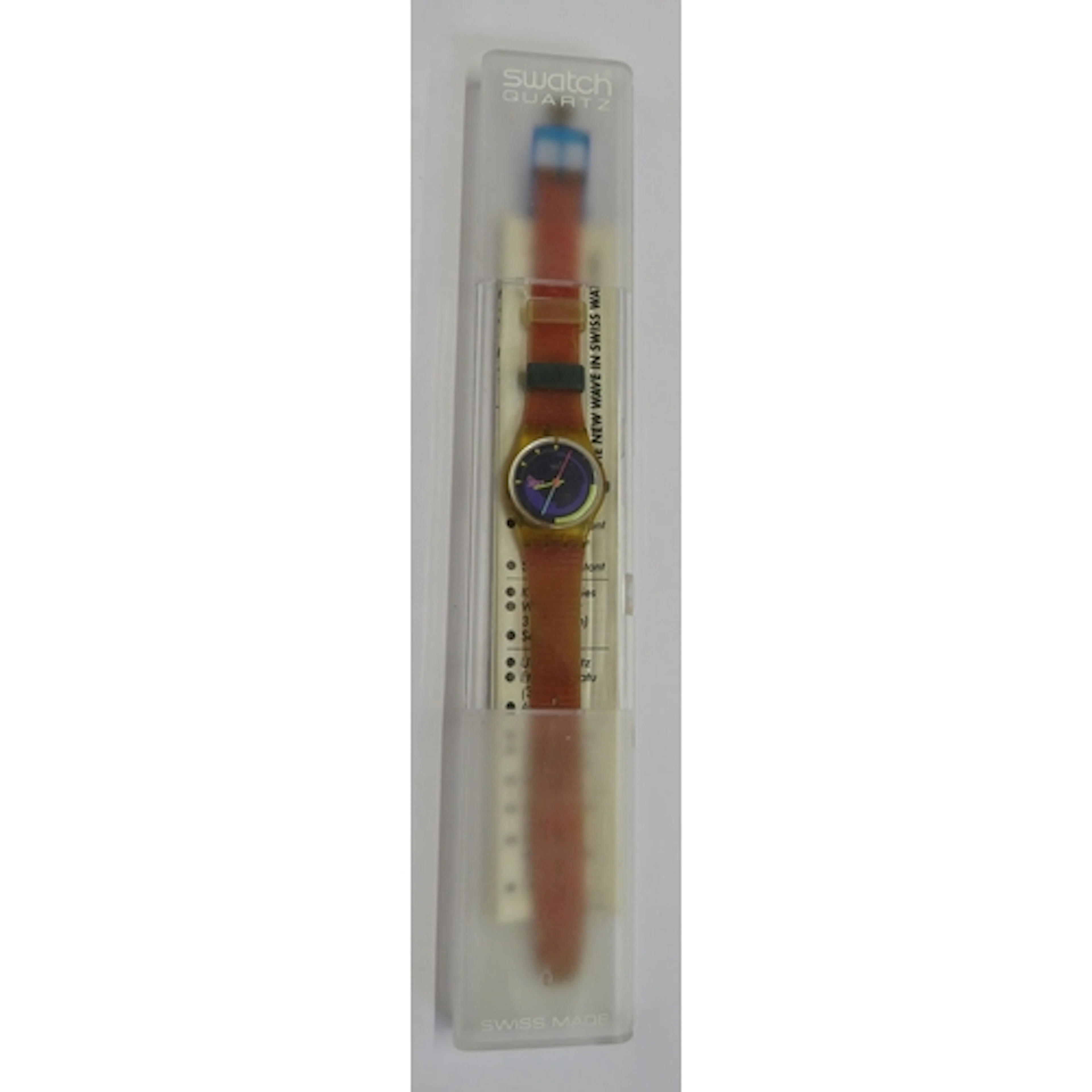 Vintage Ladies Swatch Watch, cased UNTESTED (LD1)