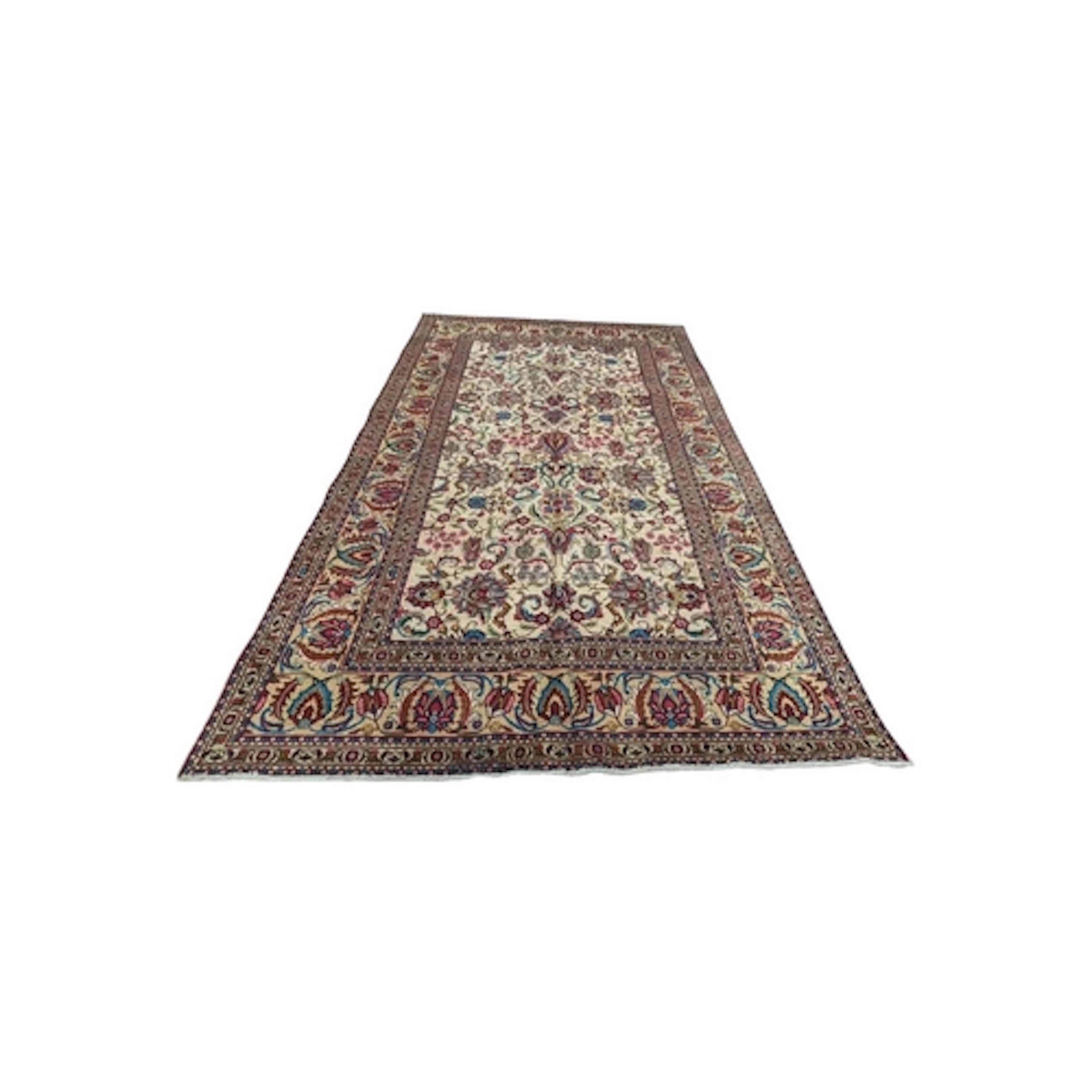 A 20th century vintage North West Persian Tabriz carpet floo...