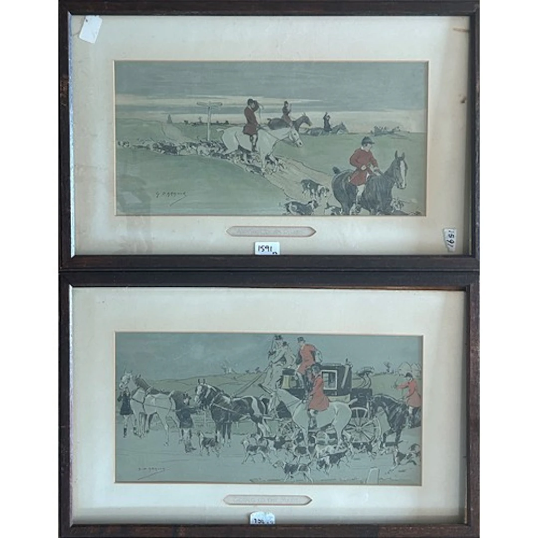George Denholme Armour (1864-1949), 'Going to the Meet' and ...