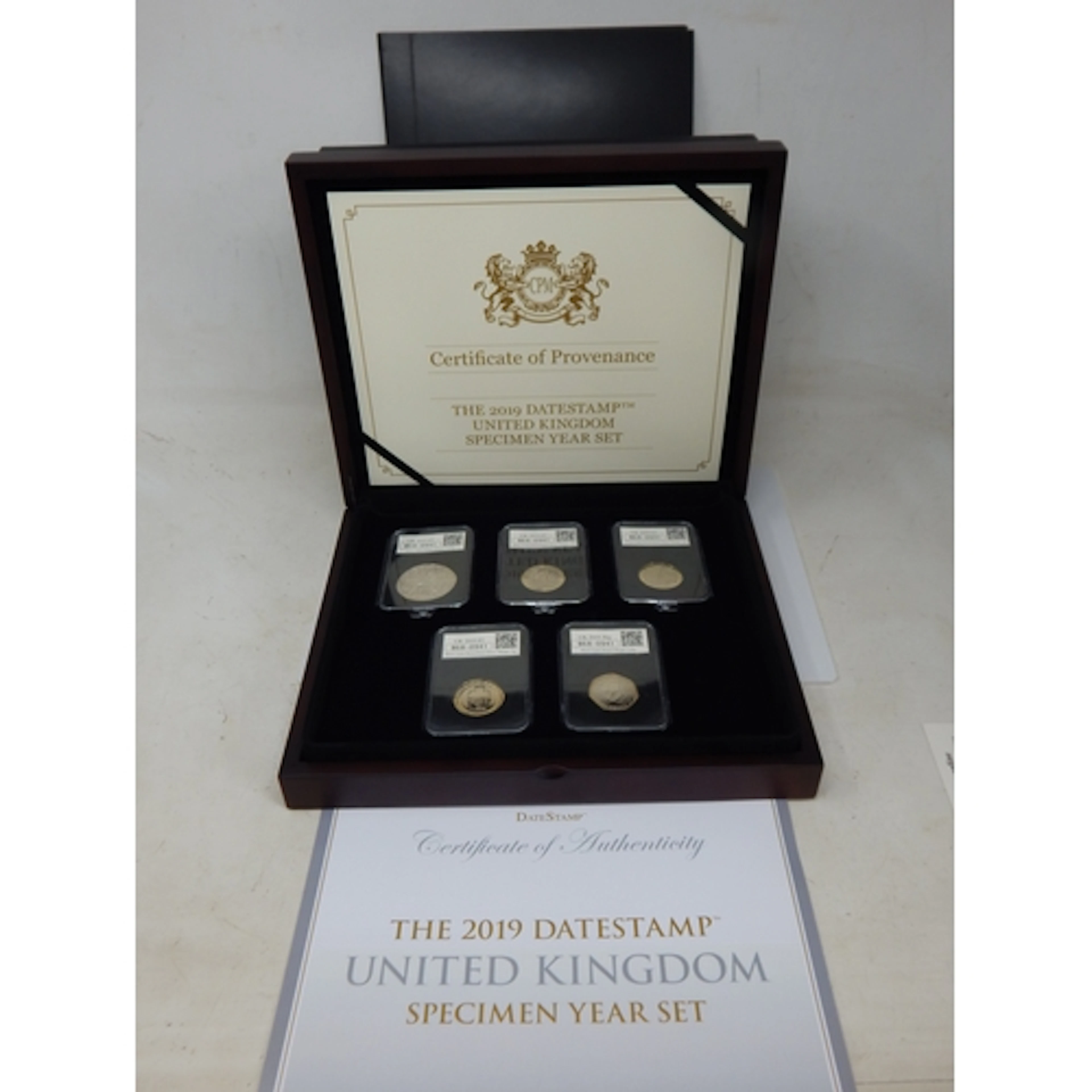 The 2019 Datestamp United Kingdom Specimen Year Set Containi...