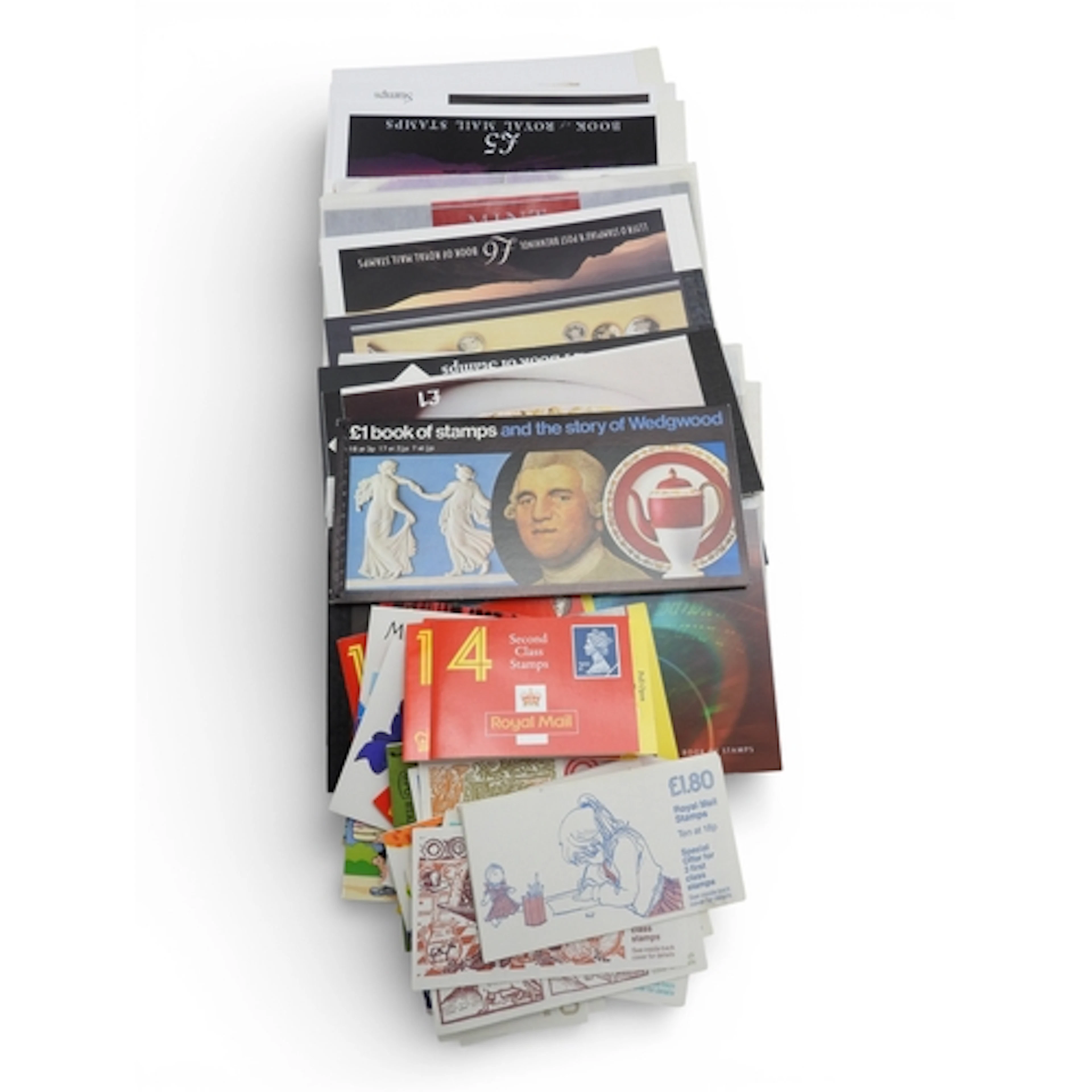 GB Collection of booklets in metal tin .includes 19 Prestige...