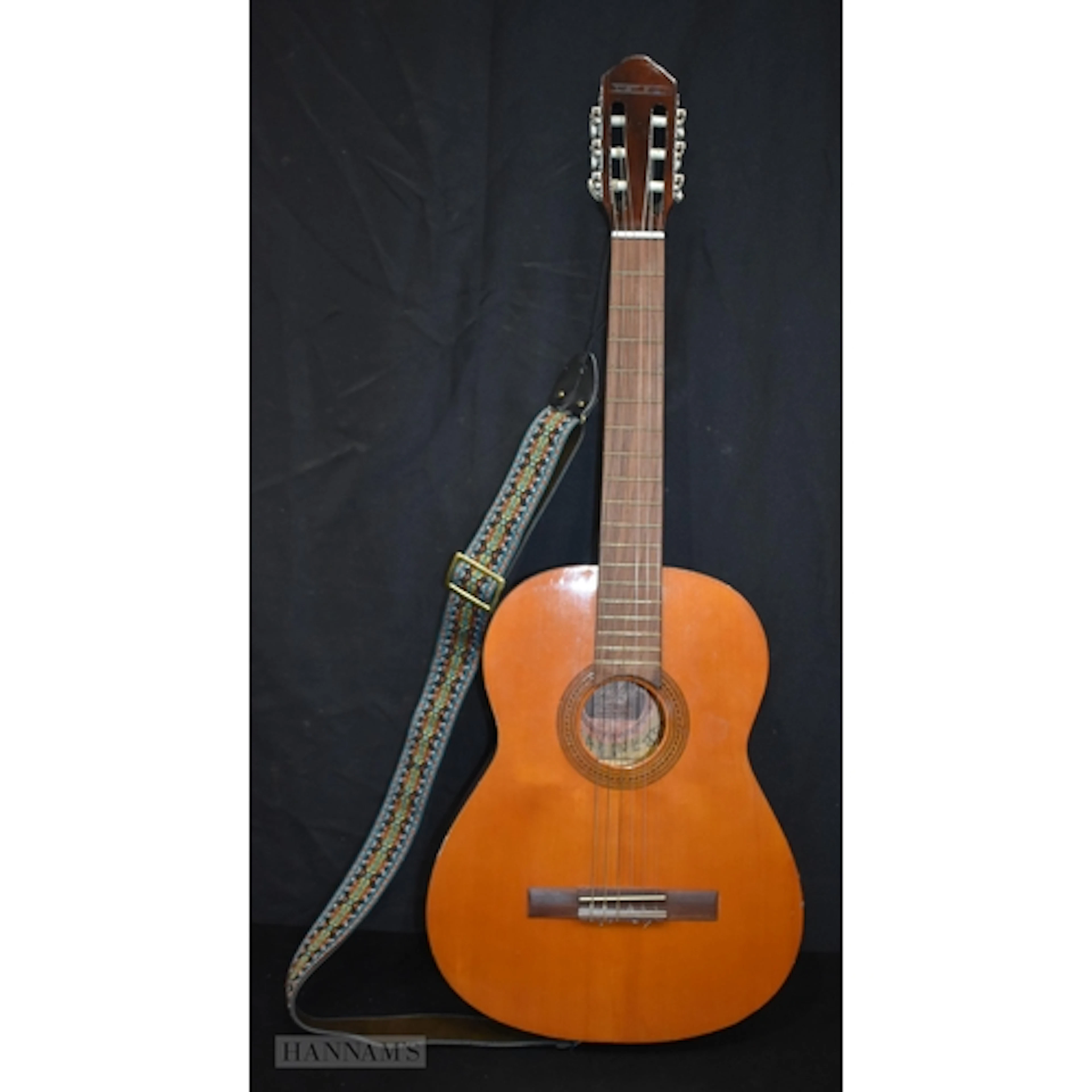 A Dulcet classical guitar by Rose Morris with soft case 100...