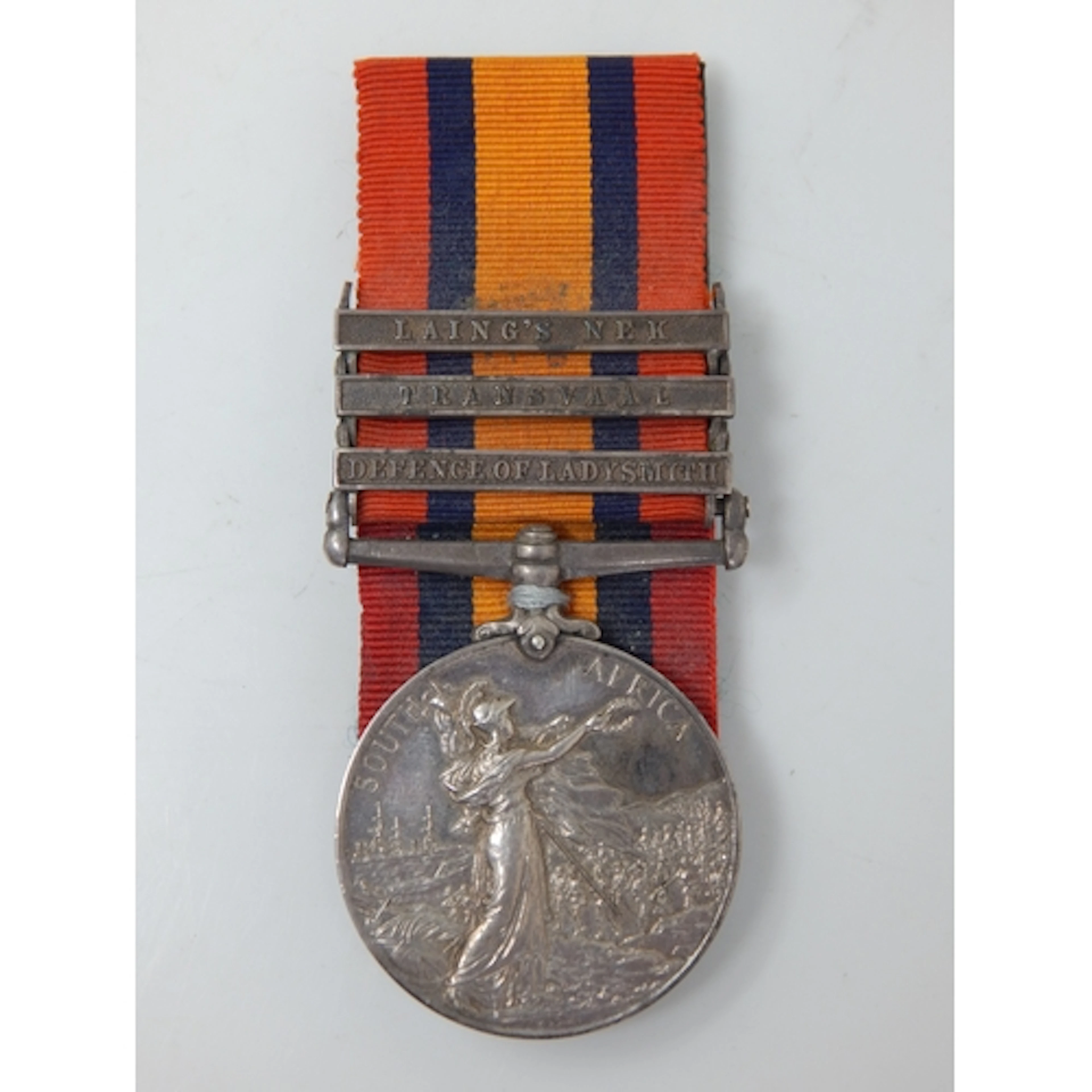 Boer War Q.S.A Medal with Clasps for Defence of Ladysmith, L...