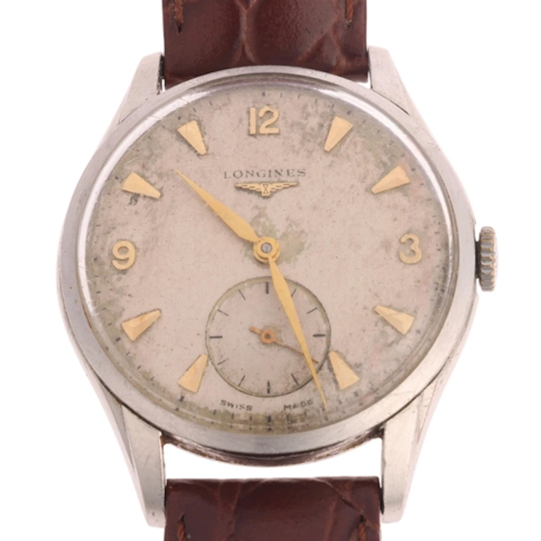 LONGINES - a Vintage stainless steel mechanical wristwatch, ...